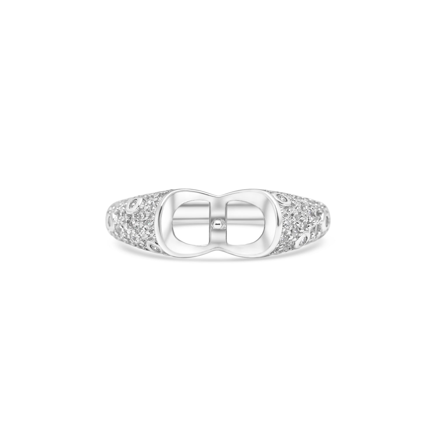 Adjustable Ring 925 Silver for pearl SC396