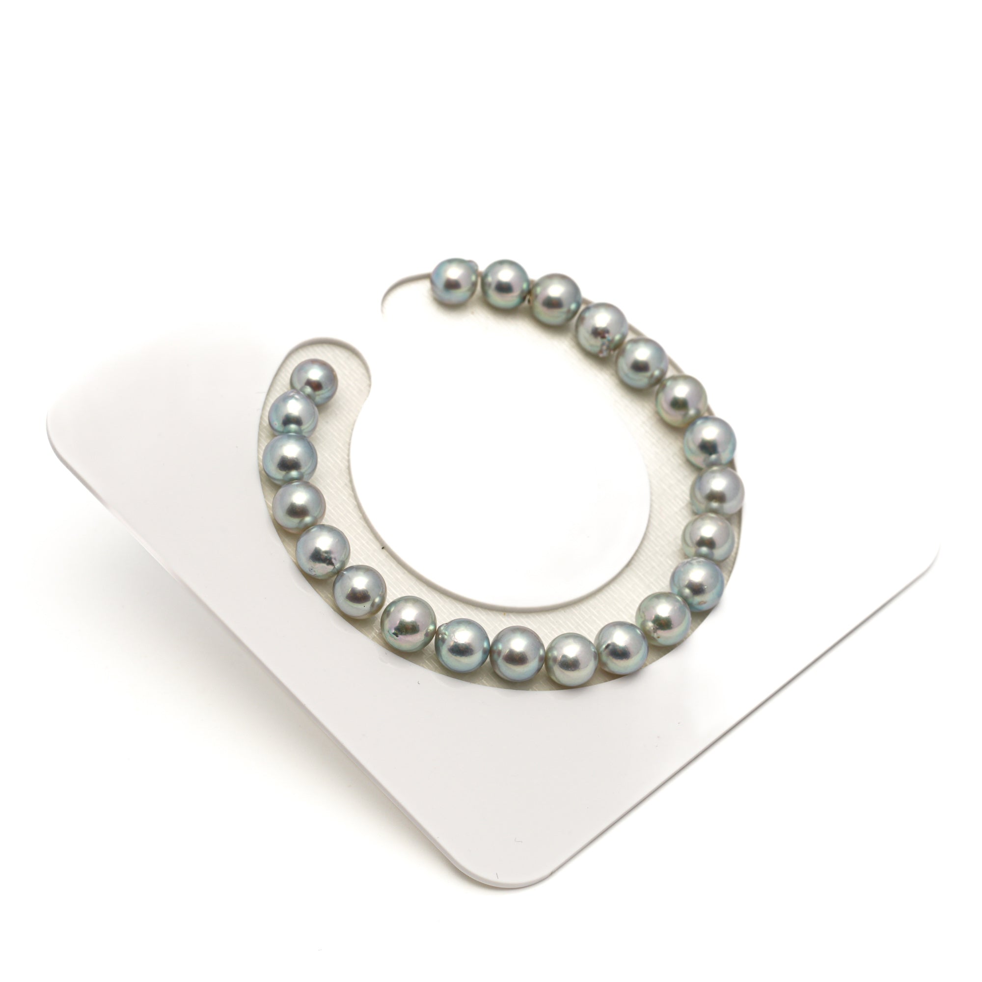 22pcs Akoya Pearl "High Luster" Silver Mix 7-7.9mm - SR/NR AA/AAA Quality Bracelet AKBR2405 CMA1