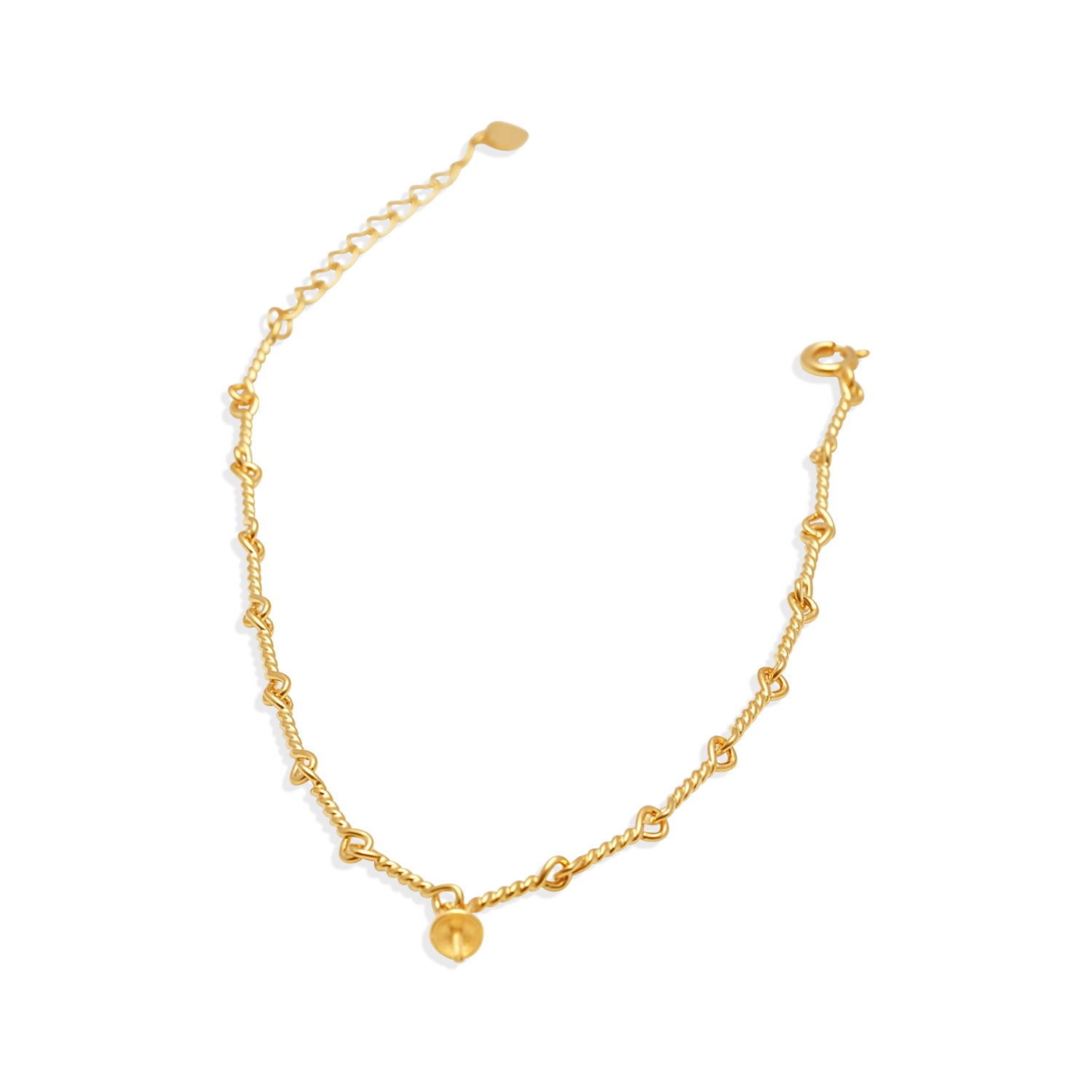 Bracelet Chain 925 Silver for pearl SC296/SC296G