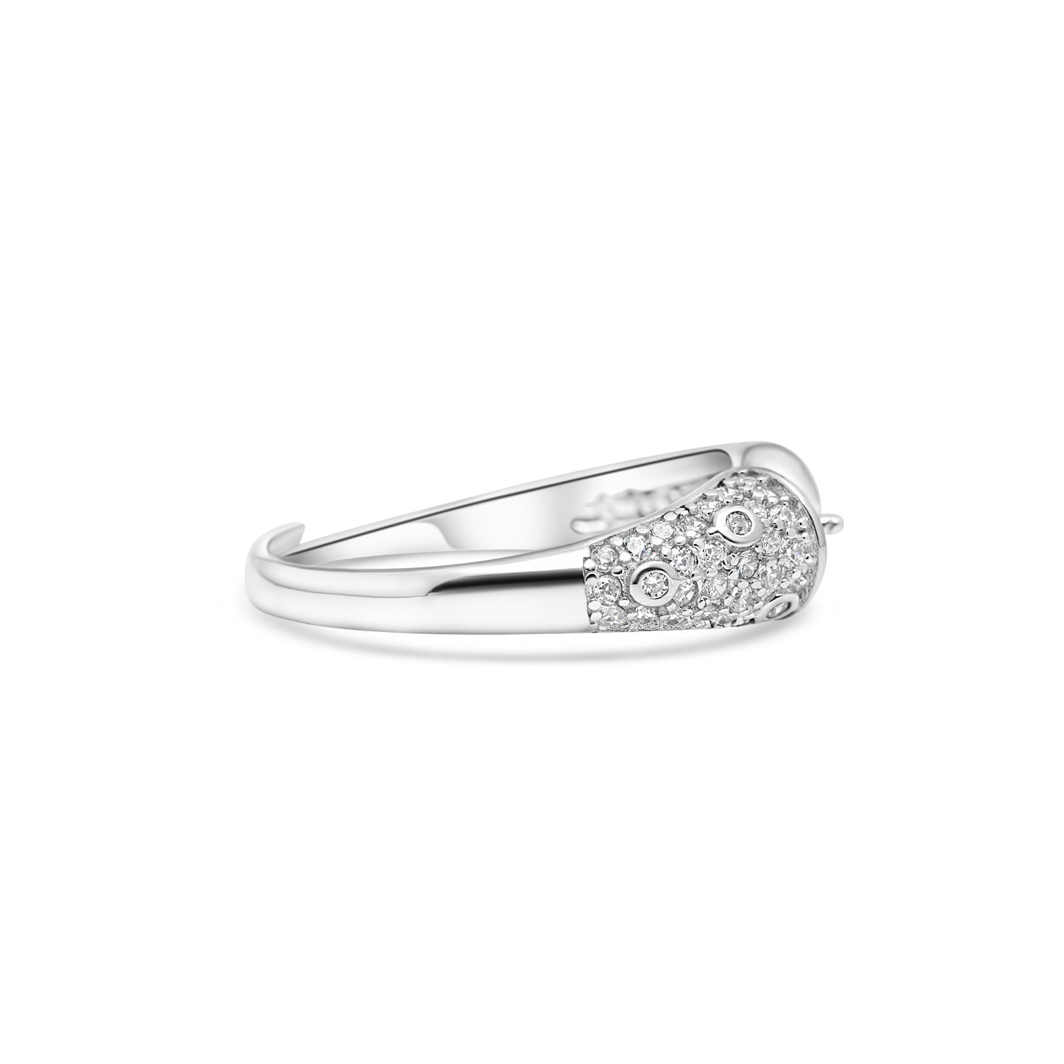 Adjustable Ring 925 Silver for pearl SC396