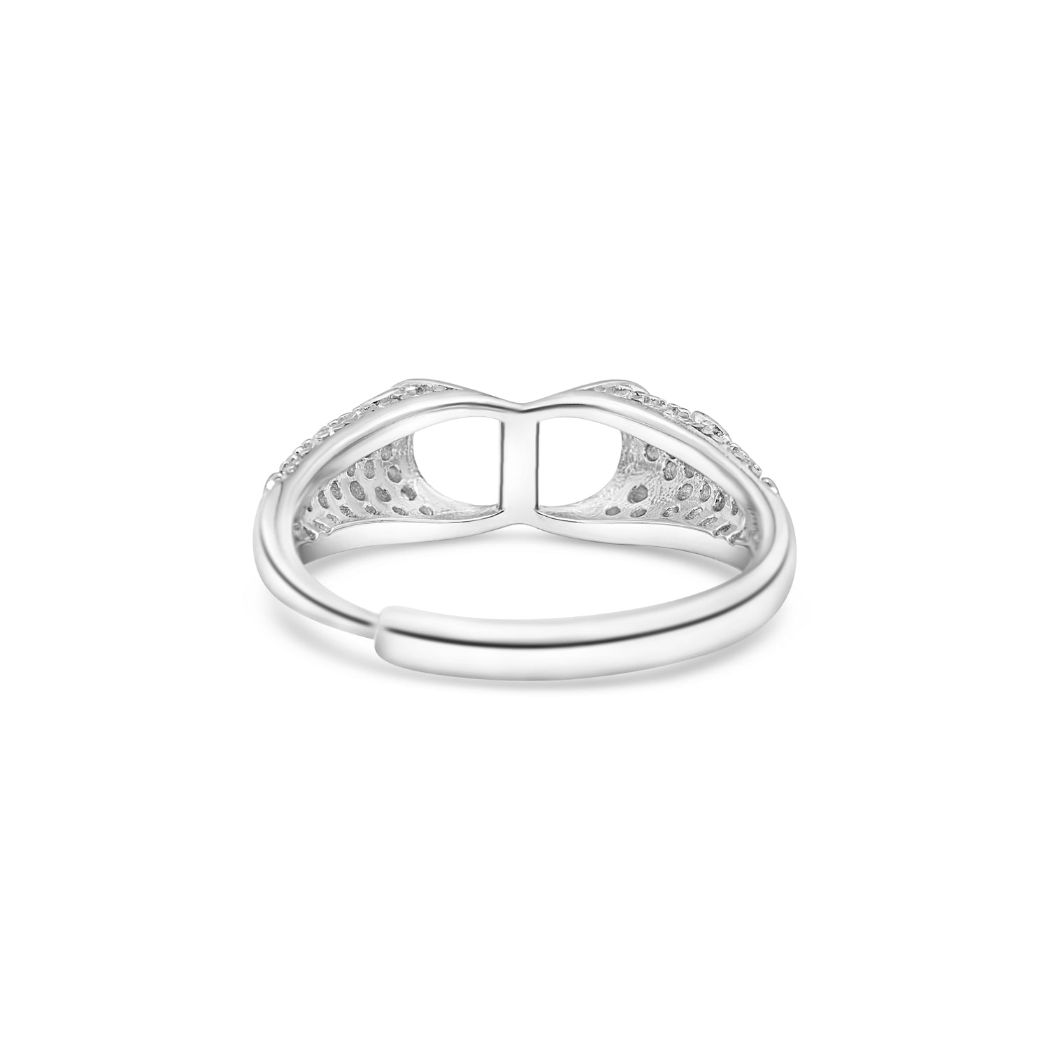 Adjustable Ring 925 Silver for pearl SC396