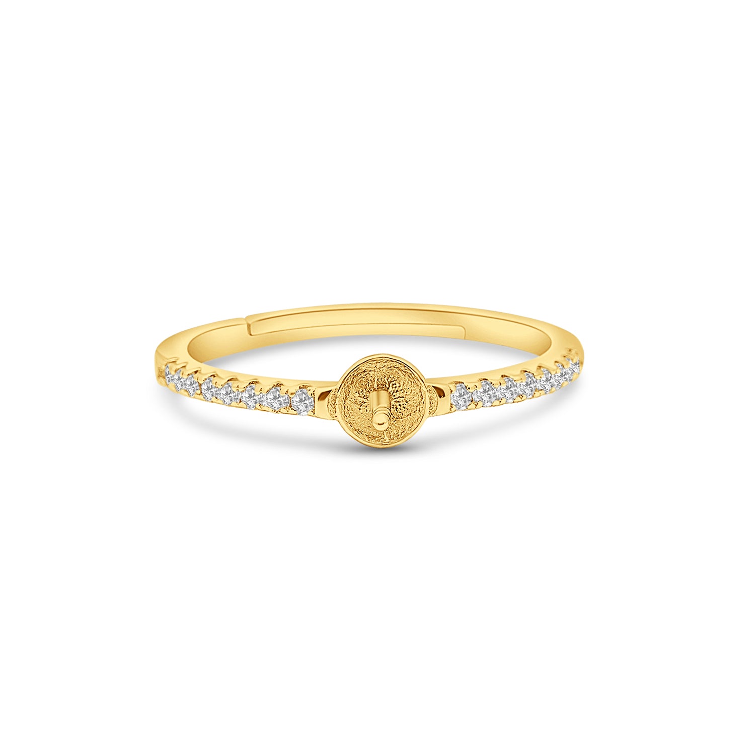 Adjustable Ring 925 Silver for pearl SC254/SC254G