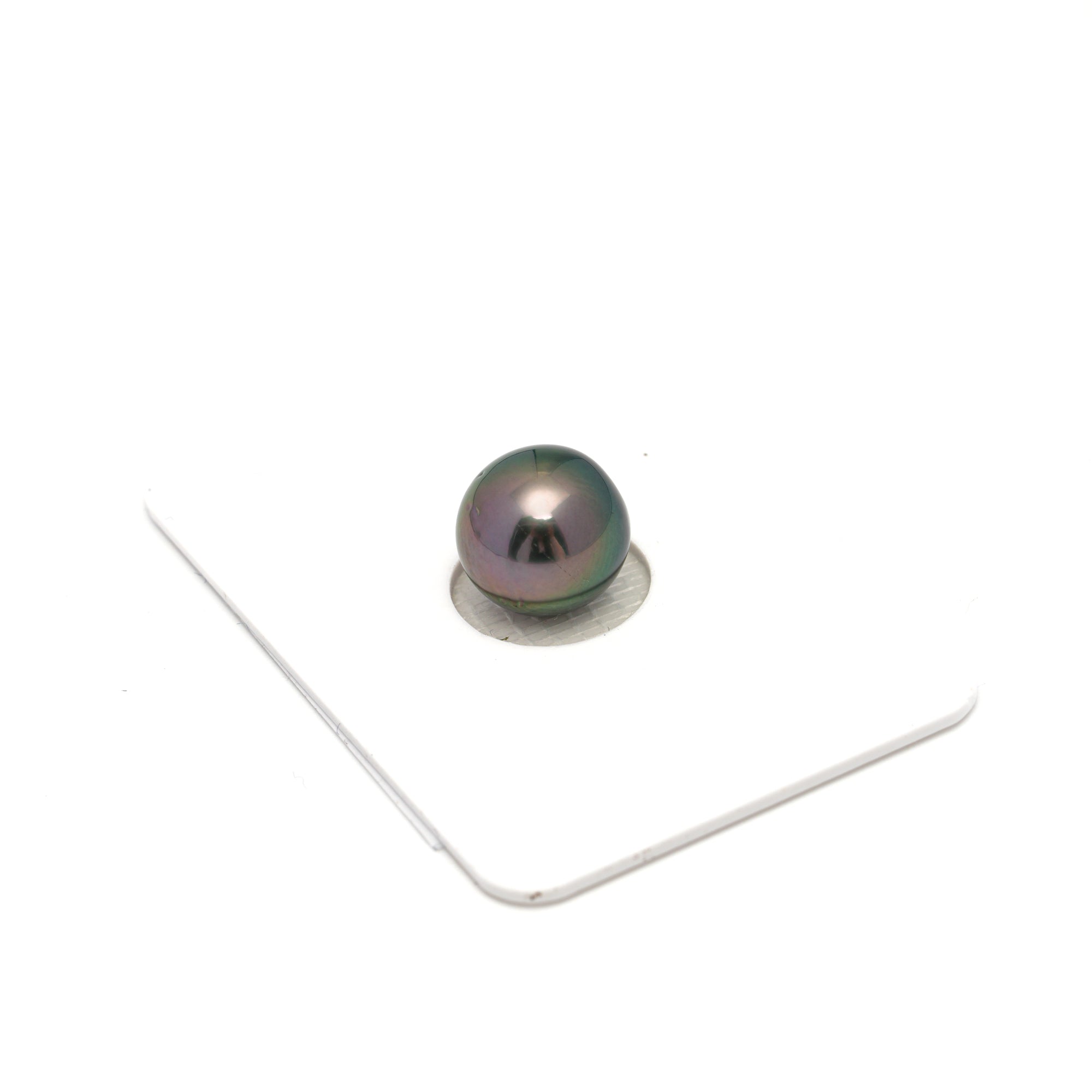 1pcs "High Luster" Peacock 10.4mm - NR AAA/AA Quality Tahitian Pearl Single LP2225 OR12