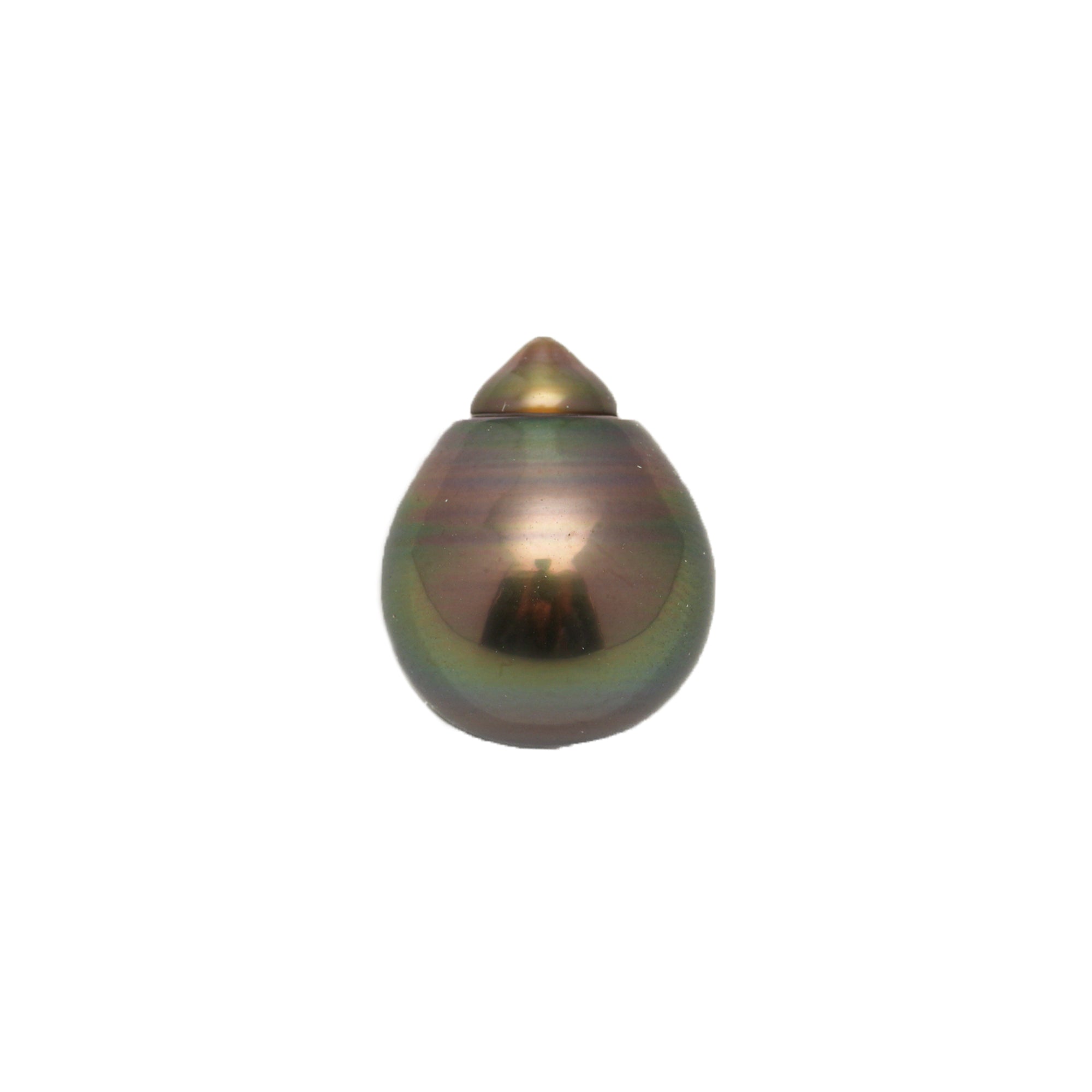 1pcs "High Luster" Green 11.7mm - SB AAA Quality Tahitian Pearl Single LP2425 LP1