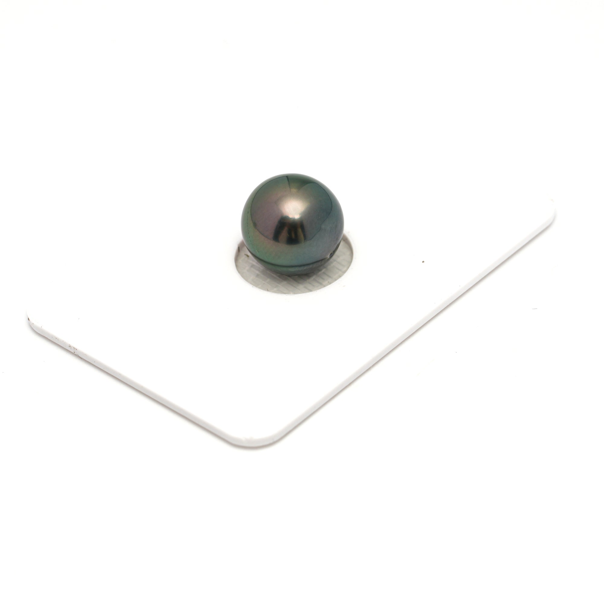 1pcs "High Luster" Peacock 10.4mm - NR AAA/AA Quality Tahitian Pearl Single LP2225 OR12