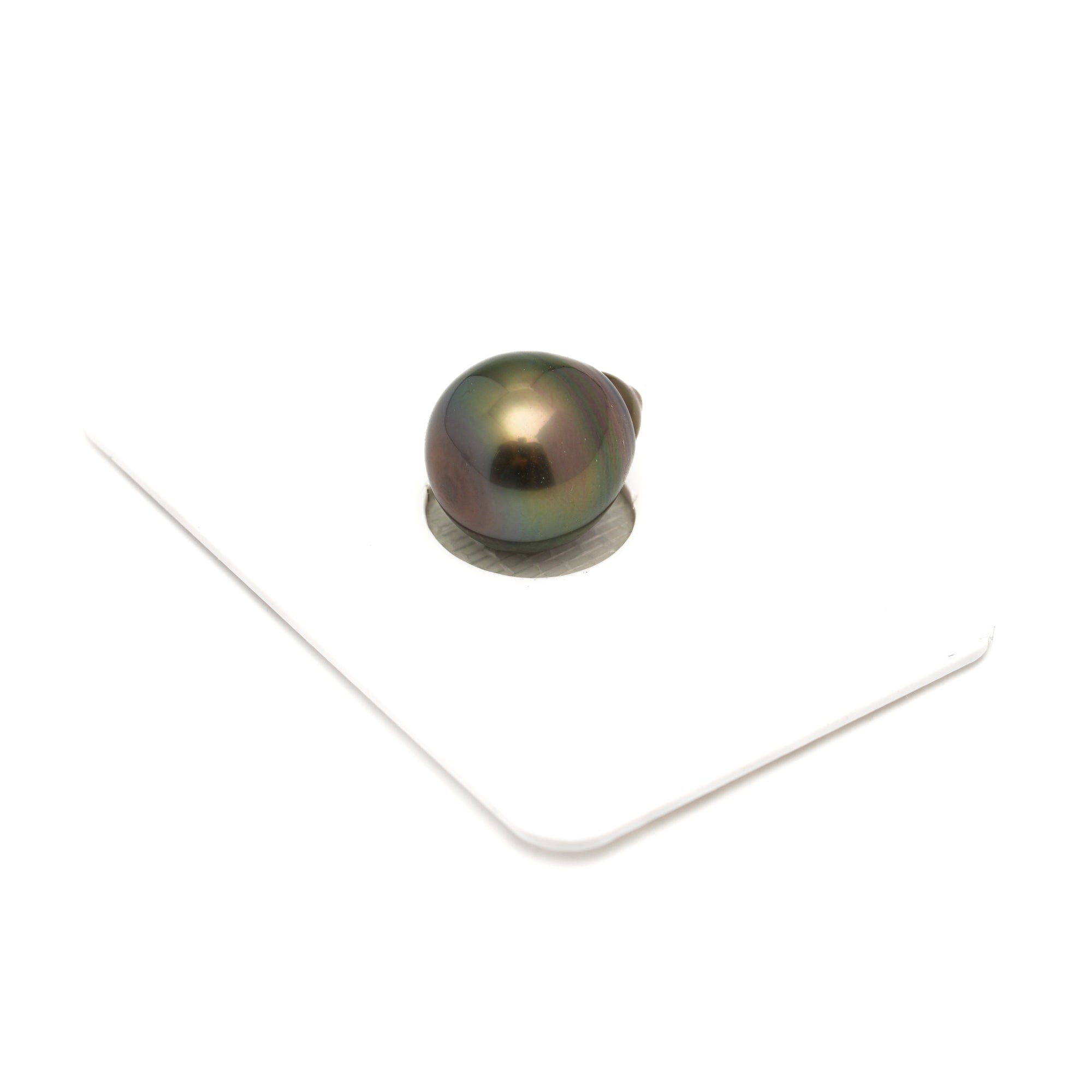 1pcs "High Luster" Green 11.7mm - SB AAA Quality Tahitian Pearl Single LP2425 LP1