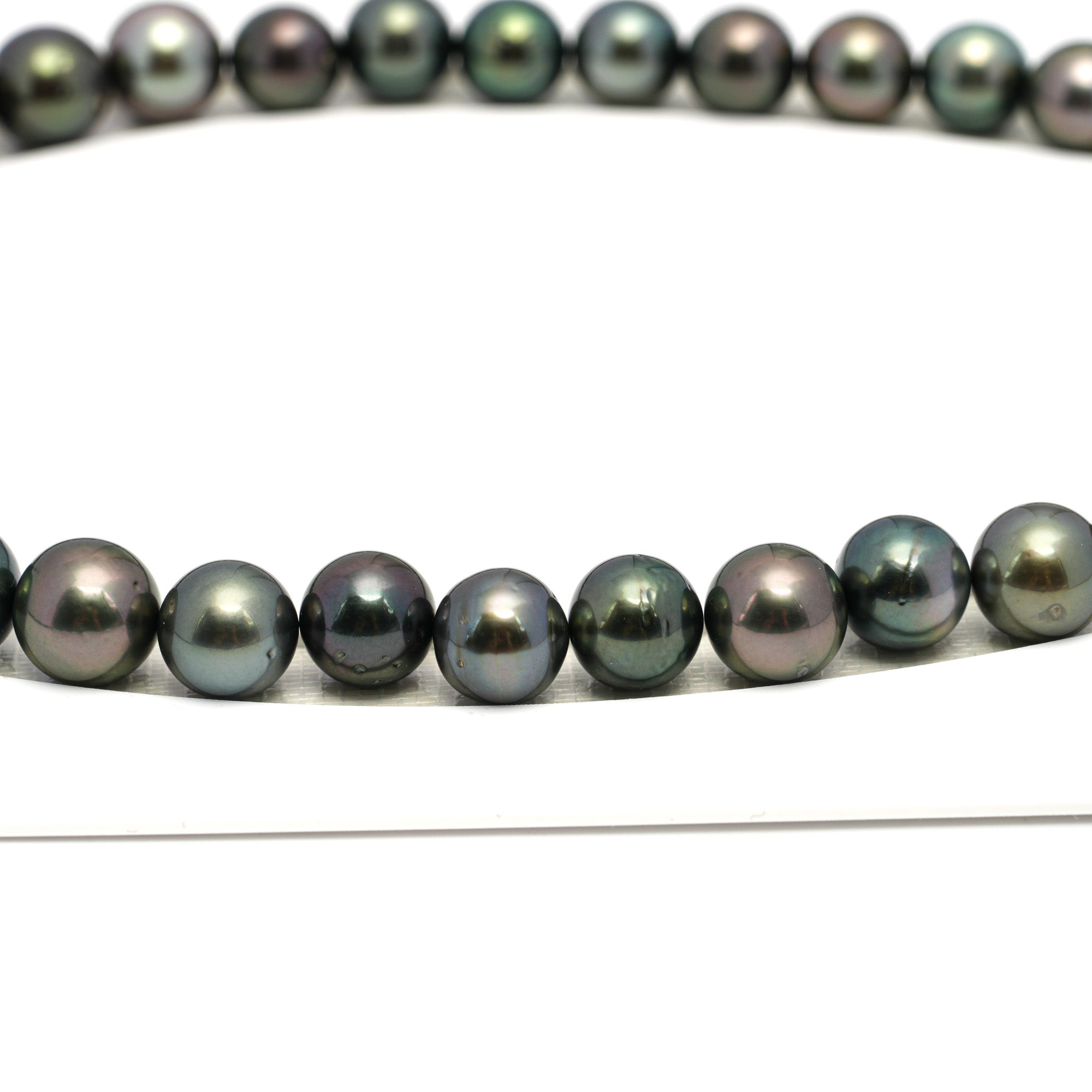 39pcs Dark Mix 11-12mm - RSR AA/AAA Quality Tahitian Pearl Necklace NL1651