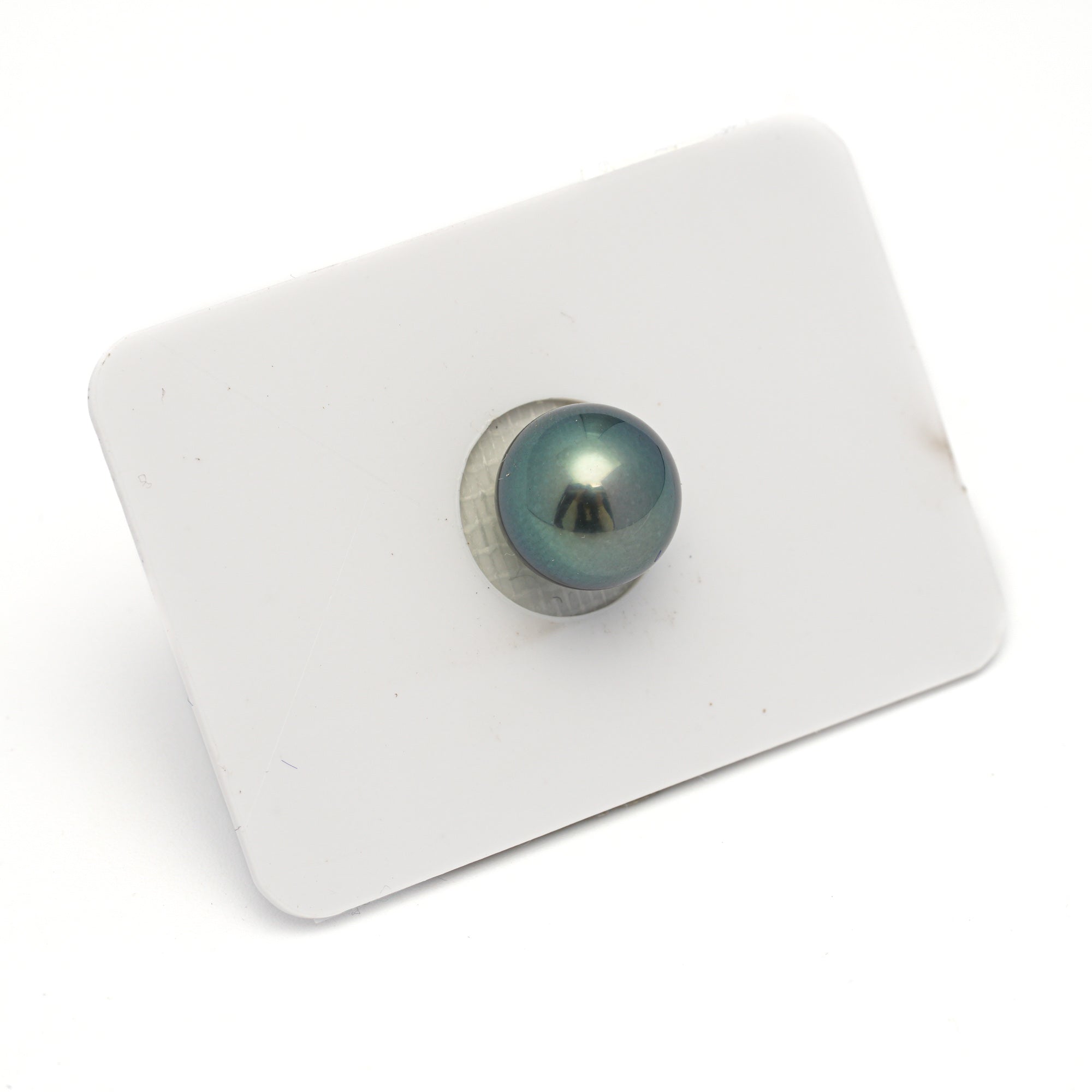 1pcs "High Luster" Green 10.3mm - SR AAA/AA Quality Tahitian Pearl Single LP2226 OR12