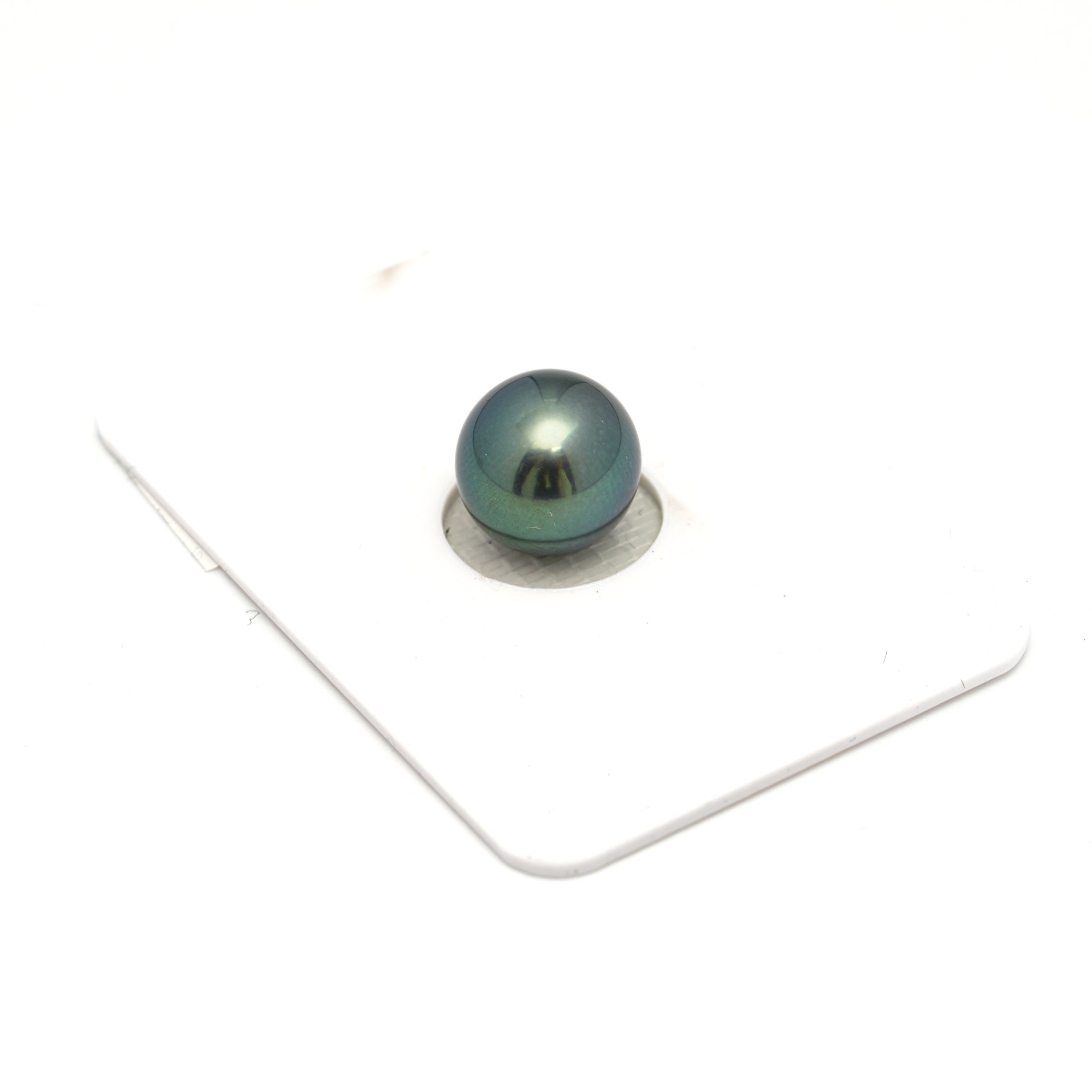 1pcs "High Luster" Green 10.3mm - SR AAA/AA Quality Tahitian Pearl Single LP2226 OR12