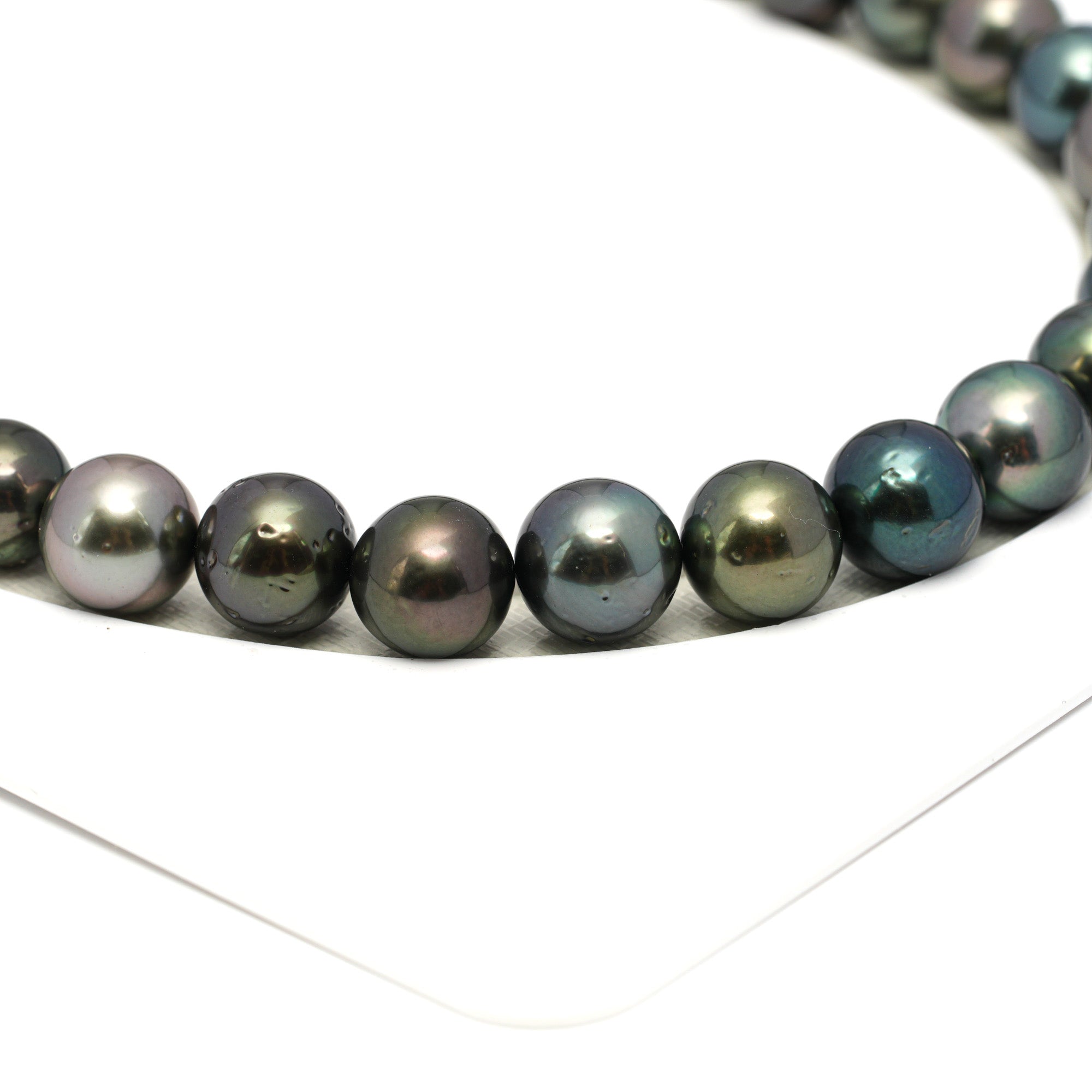 39pcs Dark Mix 11-12mm - RSR AA/AAA Quality Tahitian Pearl Necklace NL1651