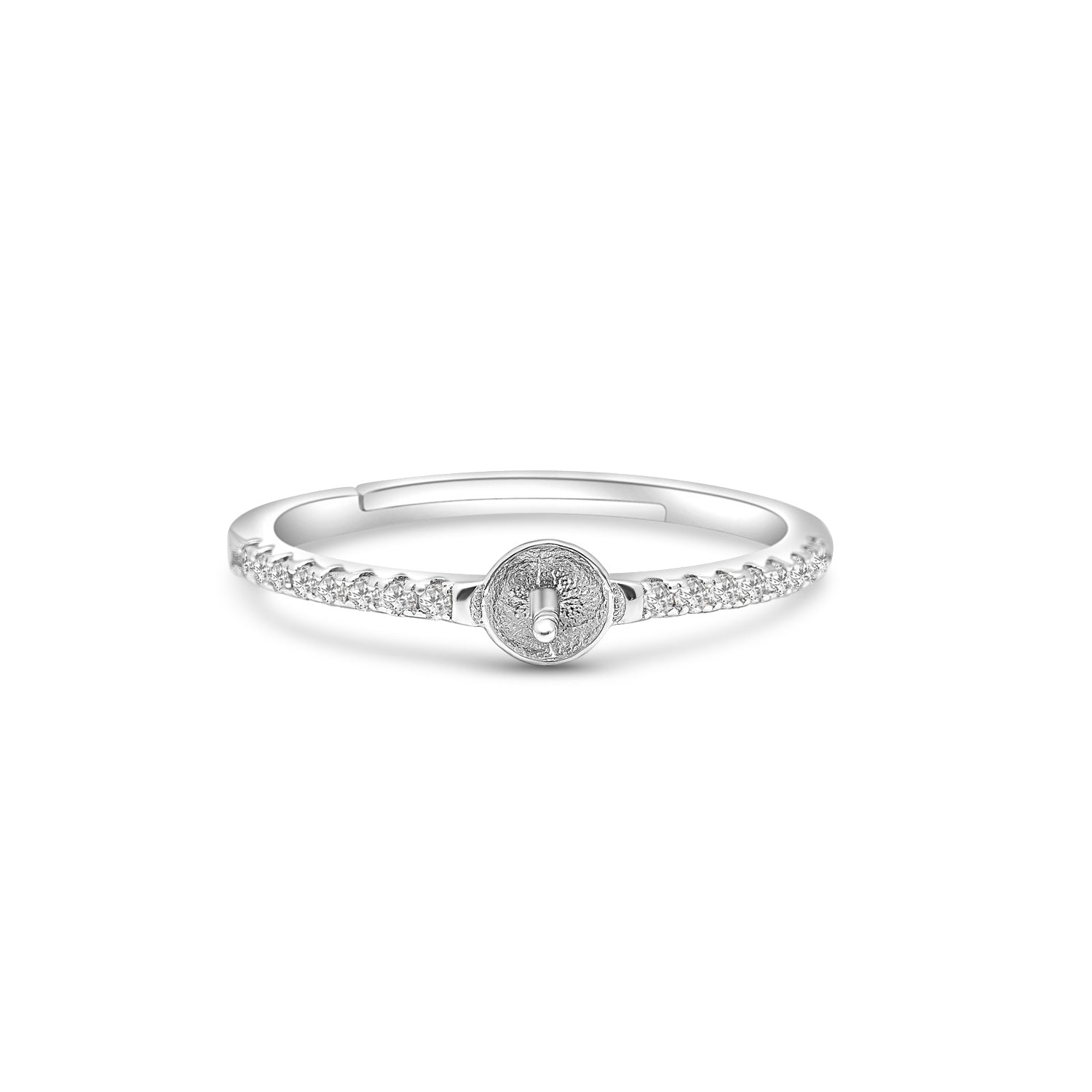 Adjustable Ring 925 Silver for pearl SC254/SC254G