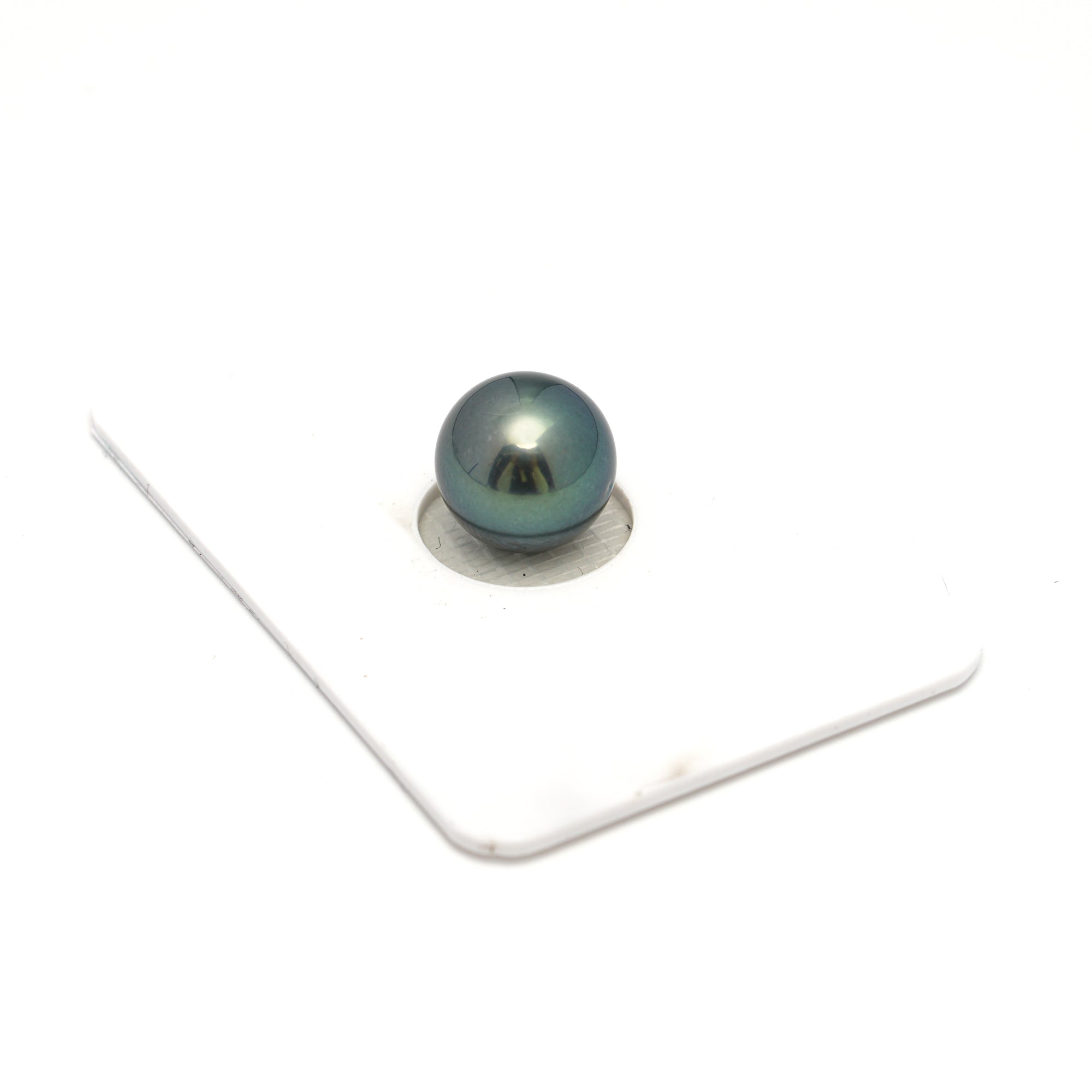1pcs "High Luster" Green 10.3mm - SR AAA/AA Quality Tahitian Pearl Single LP2226 OR12