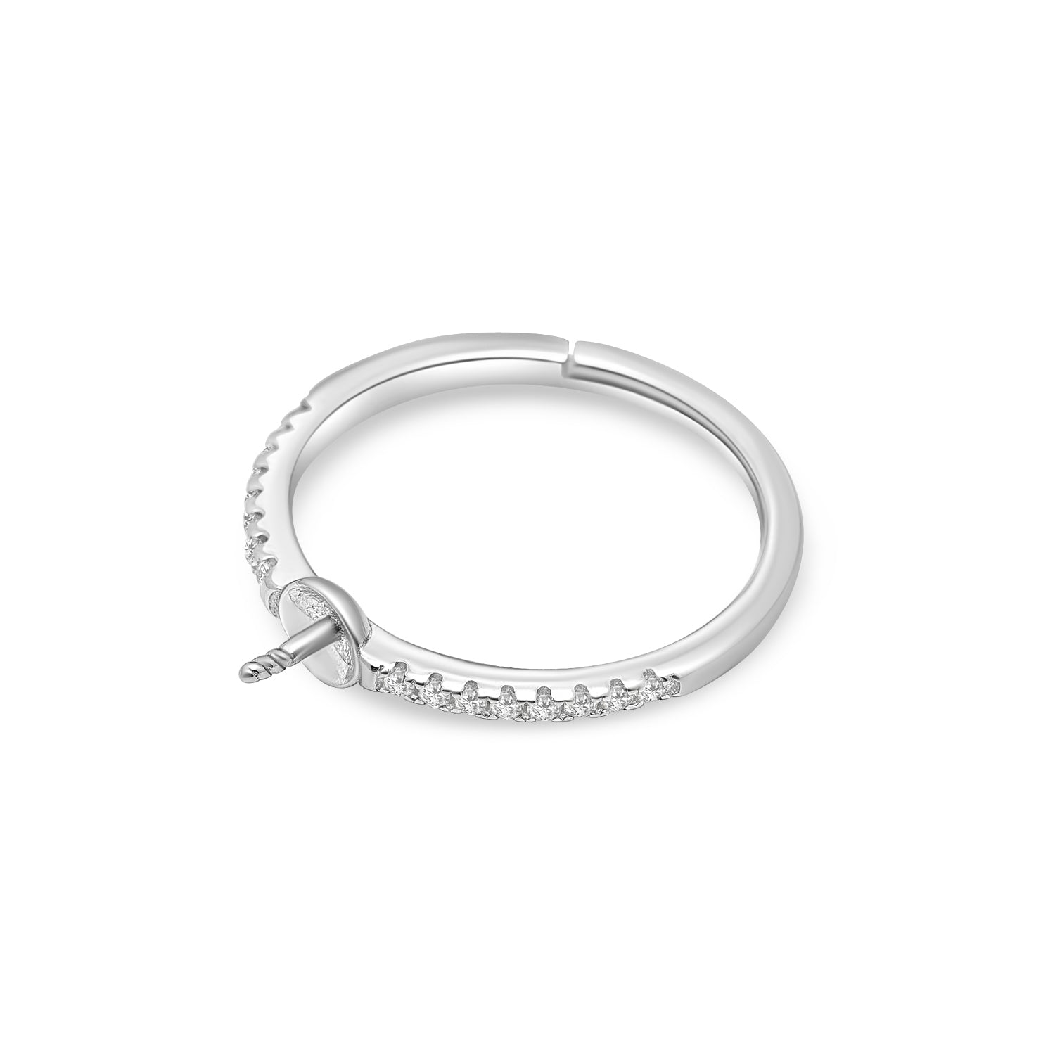 Adjustable Ring 925 Silver for pearl SC254/SC254G
