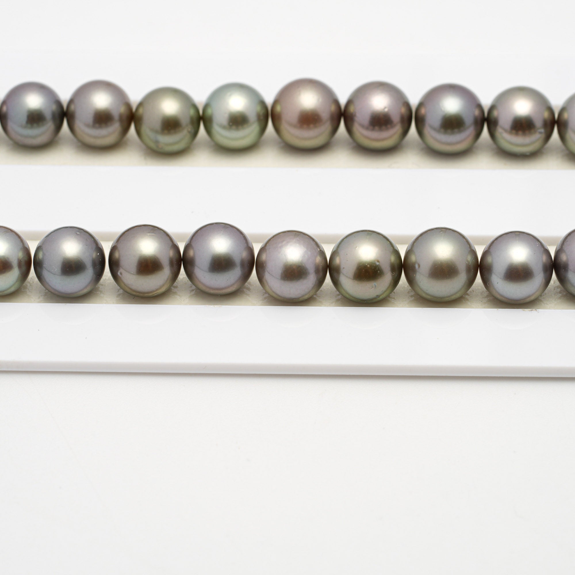 41pcs Light Mix 8-10mm - RSR AAA Quality Tahitian Pearl Necklace NL1506 TH2