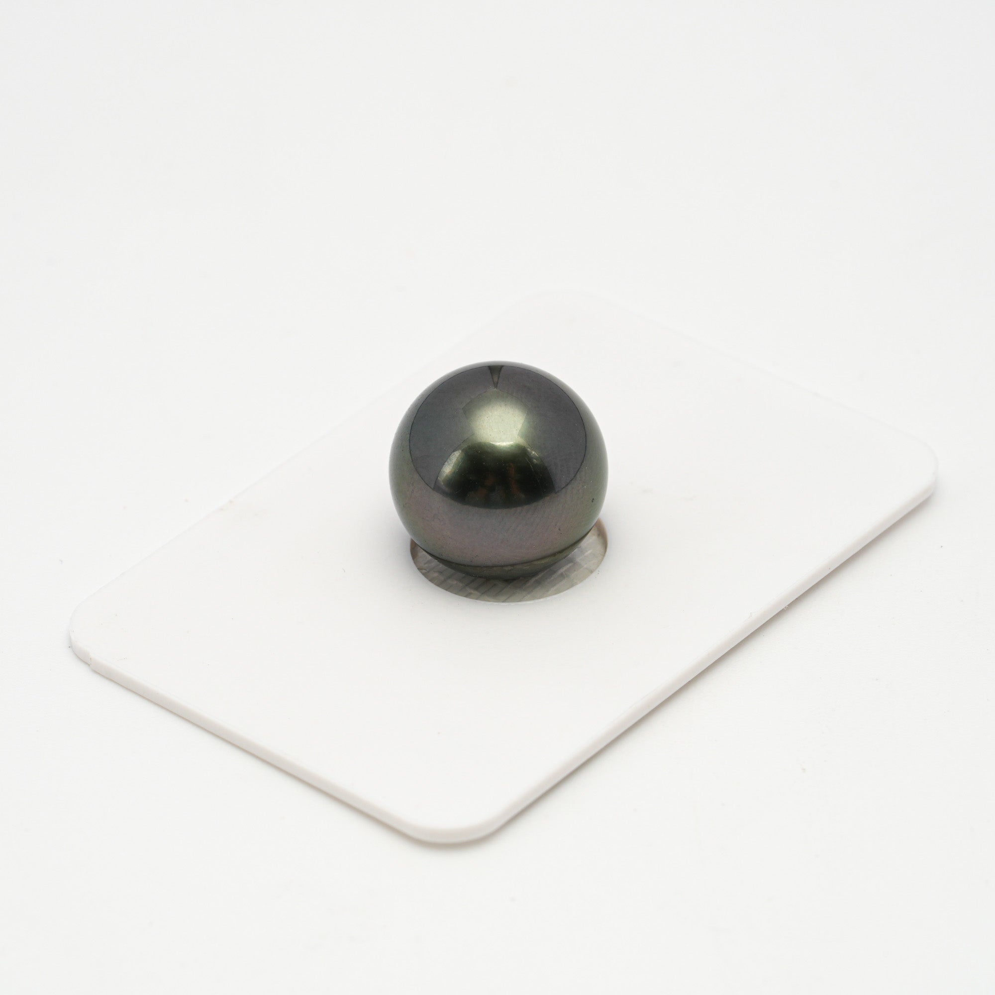 1pcs "High Luster" Dark 13.6mm - SR AAA/AA Quality Tahitian Pearl Single LP1761 RIO1