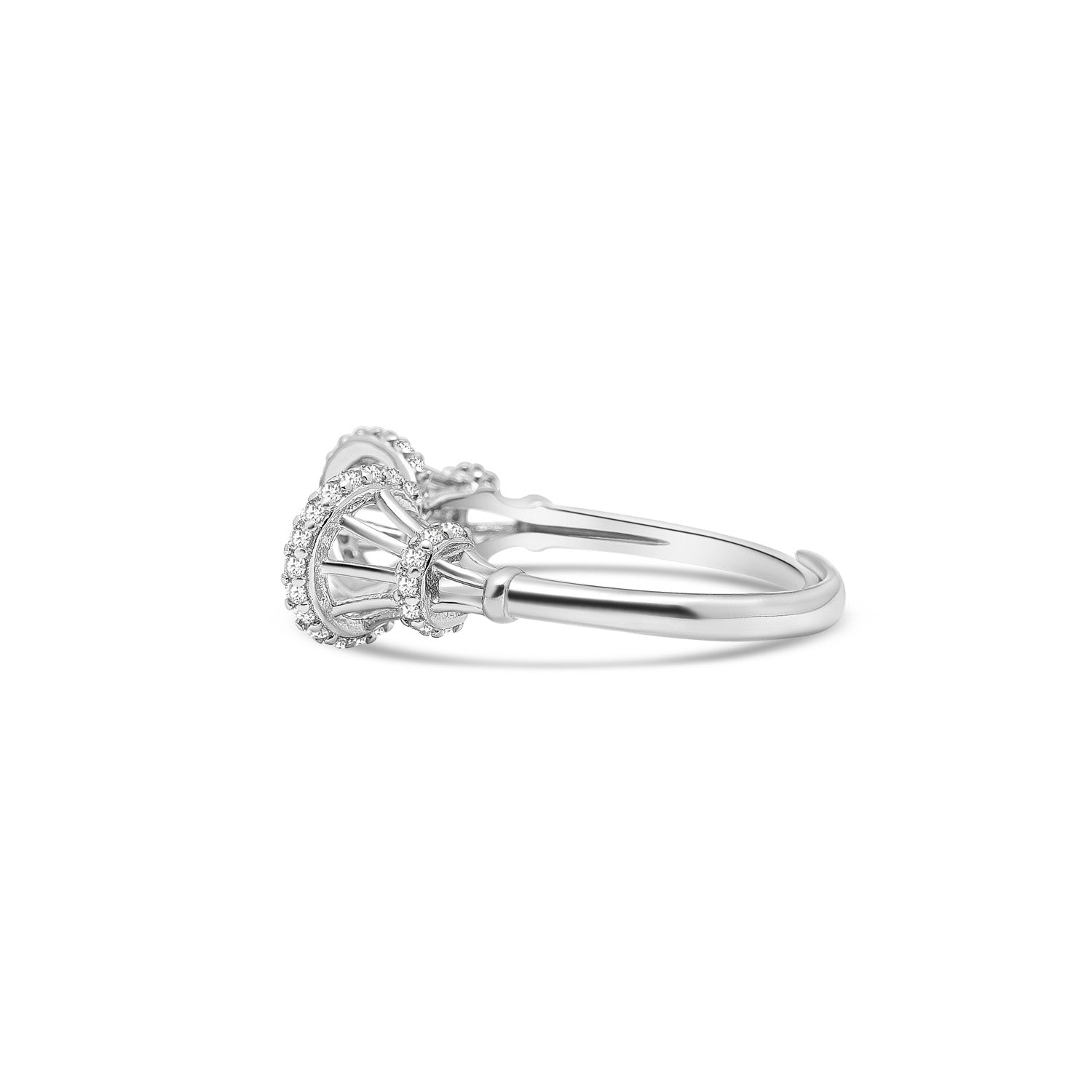 Adjustable Ring 925 Silver for pearl SC256