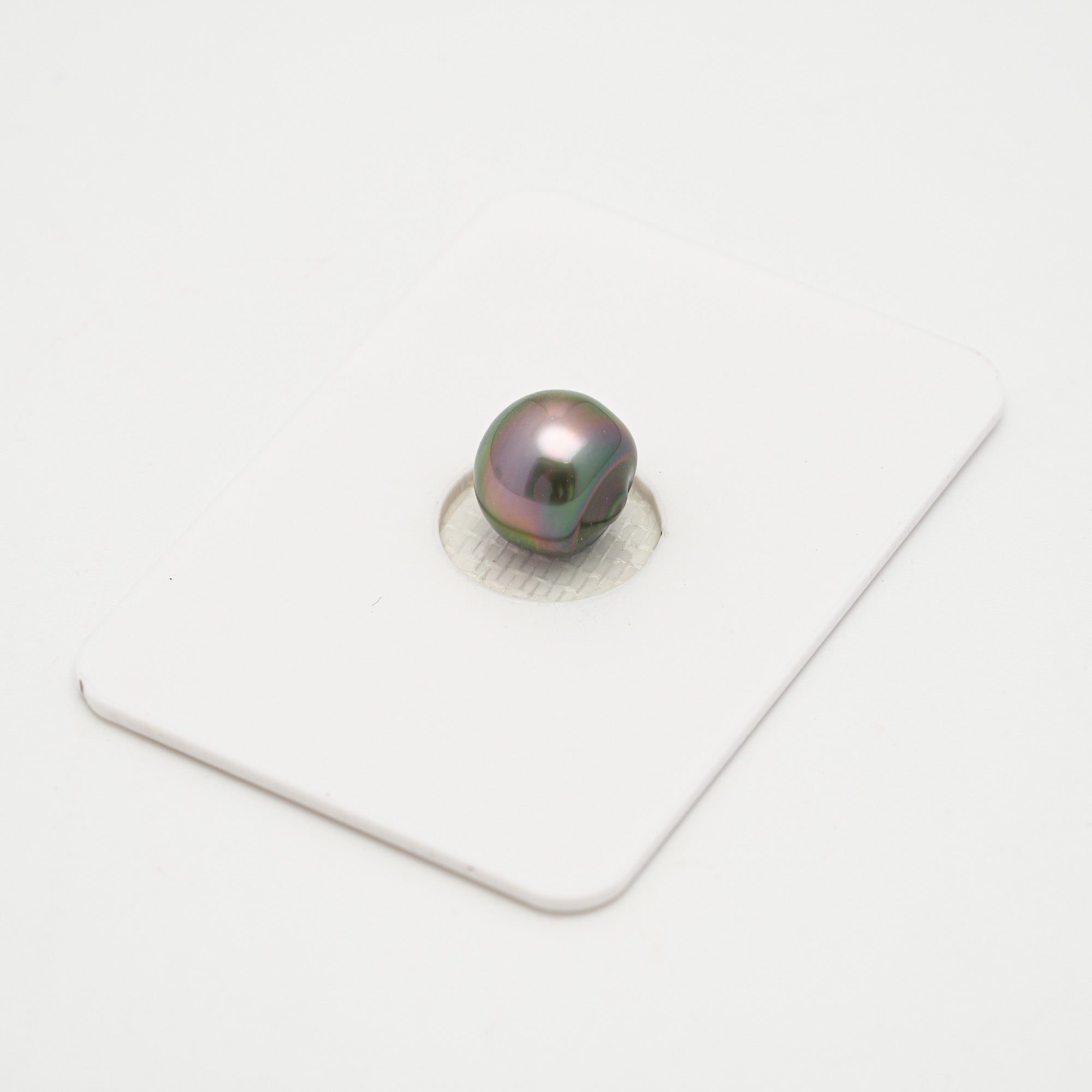 1pcs "High Luster" Green Cherry 9.1mm - SB AAA Quality Tahitian Pearl Single LP2150 OR10