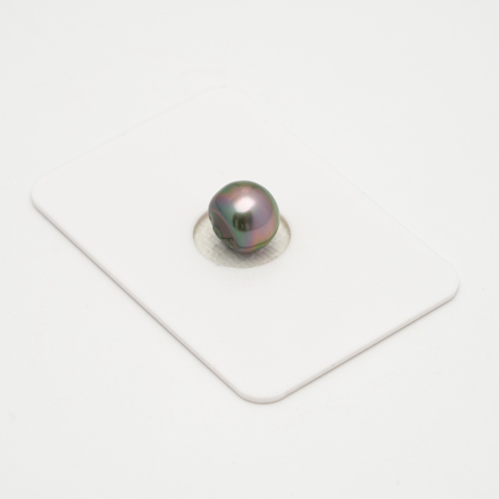 1pcs "High Luster" Green Cherry 9.1mm - SB AAA Quality Tahitian Pearl Single LP2150 OR10