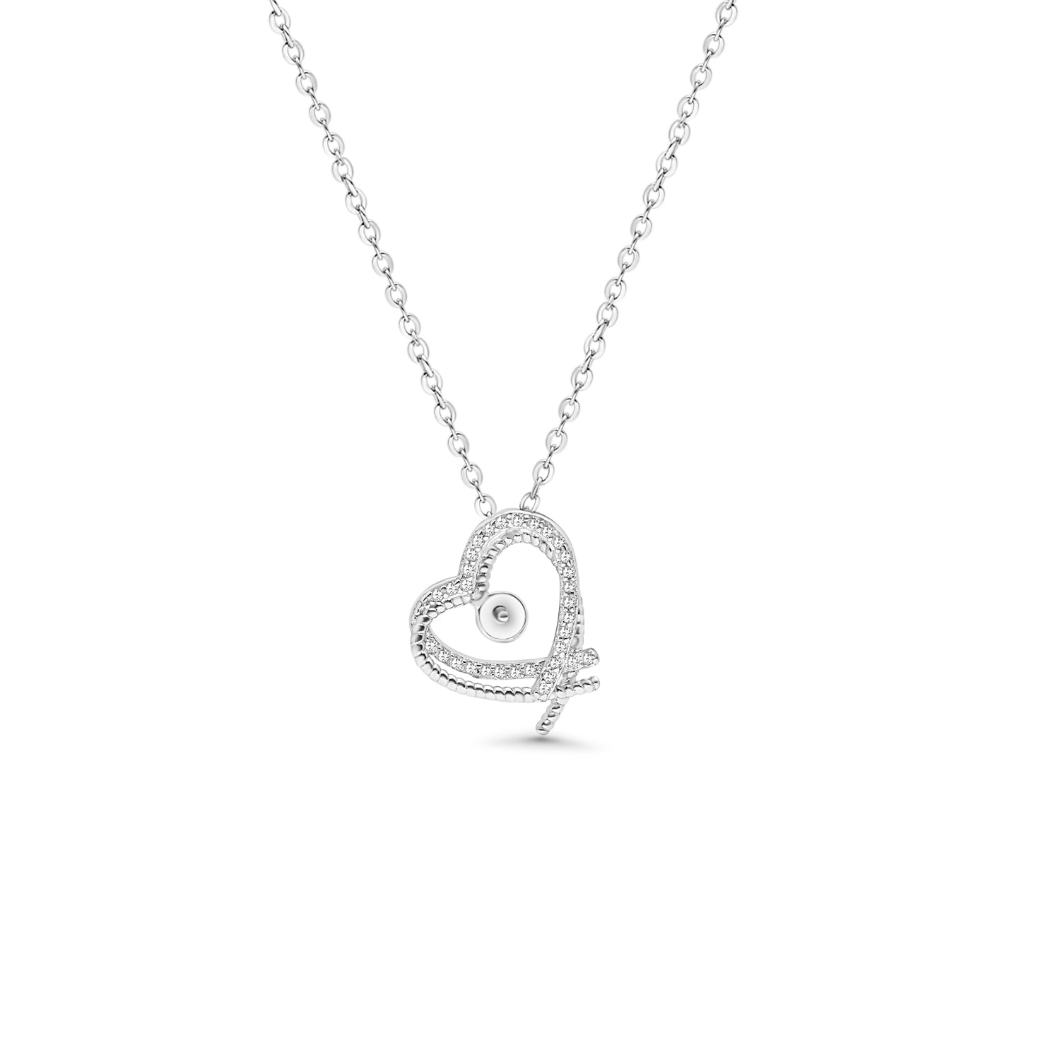 Pendant Chain 925 Silver for pearl SC436
