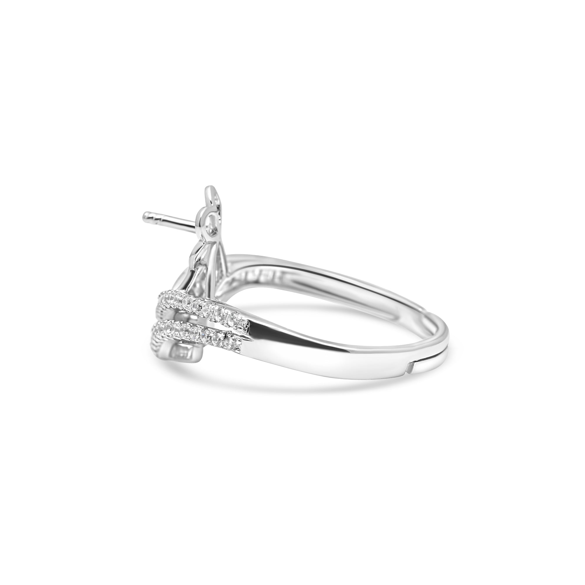 Adjustable Ring 925 Silver for pearl SC412G/SC412