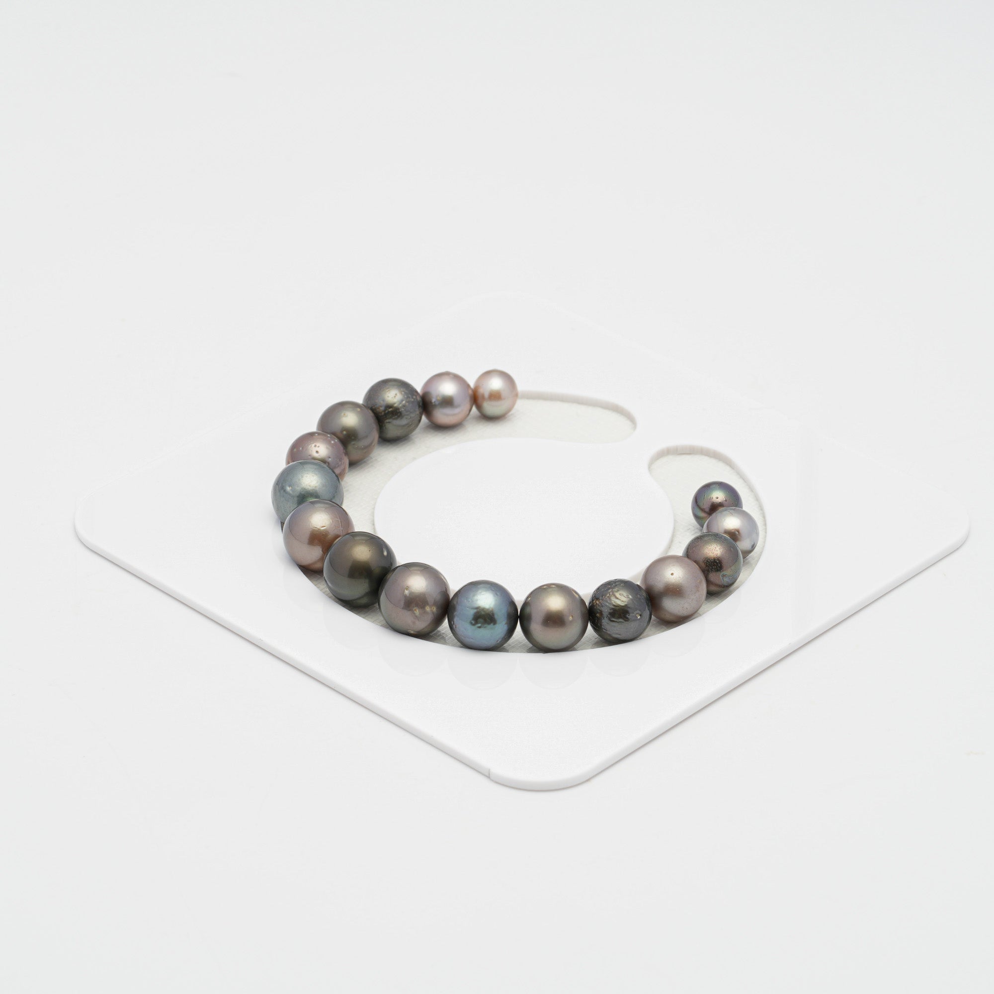 16pcs Multicolor 7-10mm - SR A Quality Tahitian Pearl Bracelet BR1744 TH2.4.9