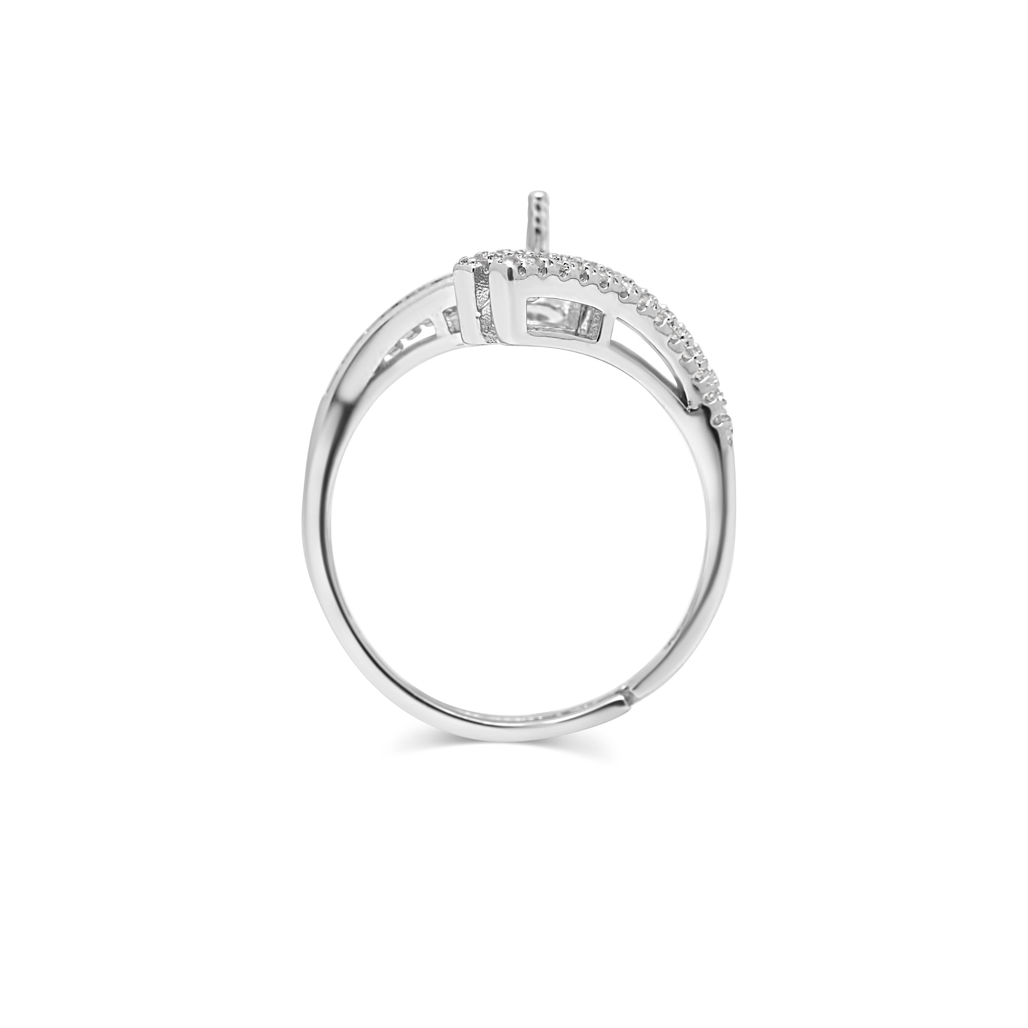Adjustable Ring 925 Silver for pearl SC412G/SC412