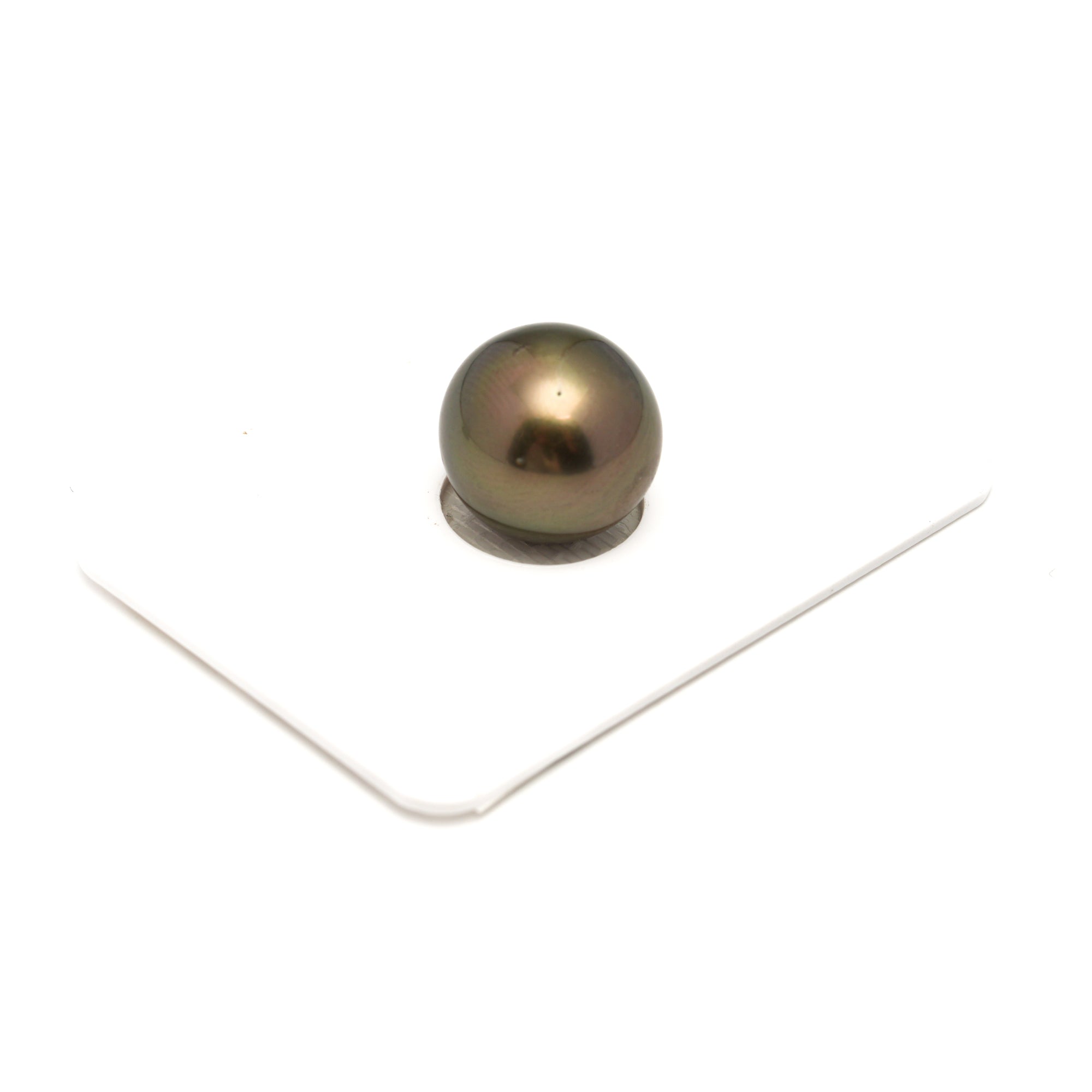 1pcs "High Luster" Brown 13.1mm - NR AAA/AA Quality Tahitian Pearl Single LP2435 LP1