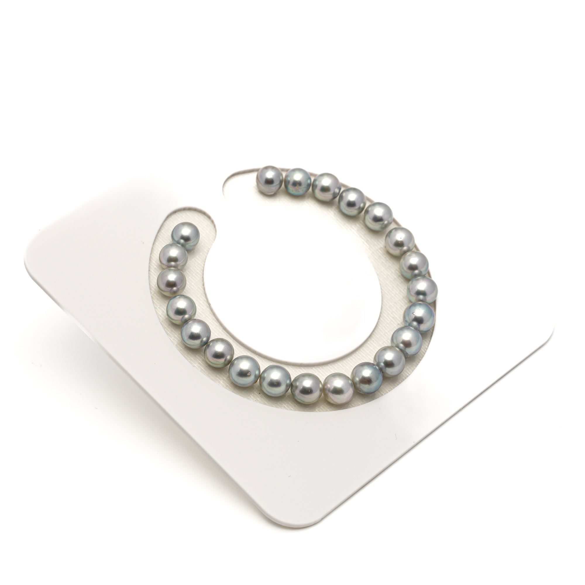 22pcs Akoya Pearl Silver Mix 7-7.8mm - SR/NR AA Quality Bracelet AKBR2411 CMA1