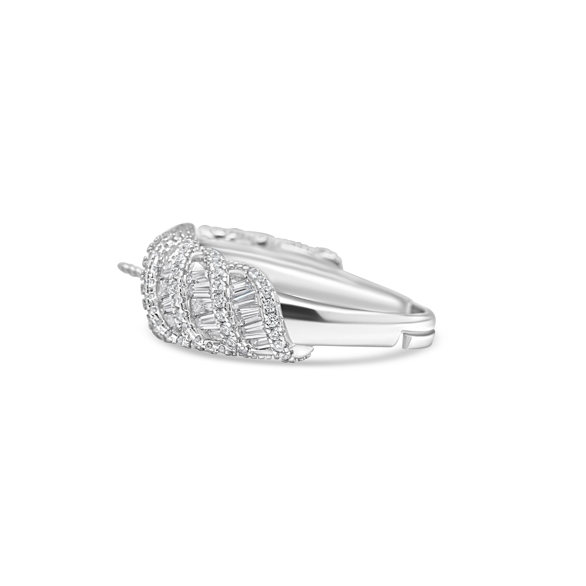 Adjustable Ring 925 Silver for Pearl SC468