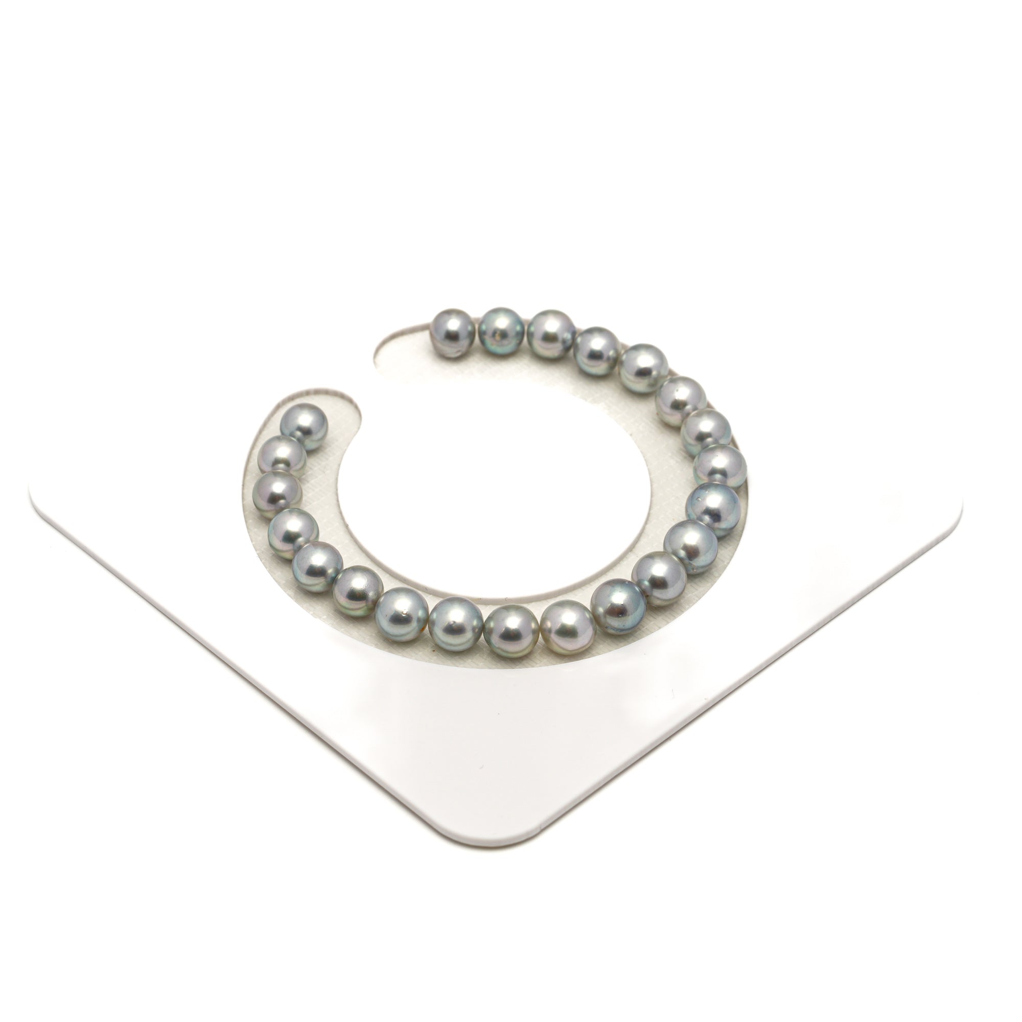 22pcs Akoya Pearl Silver Mix 7-7.8mm - SR/NR AA Quality Bracelet AKBR2411 CMA1