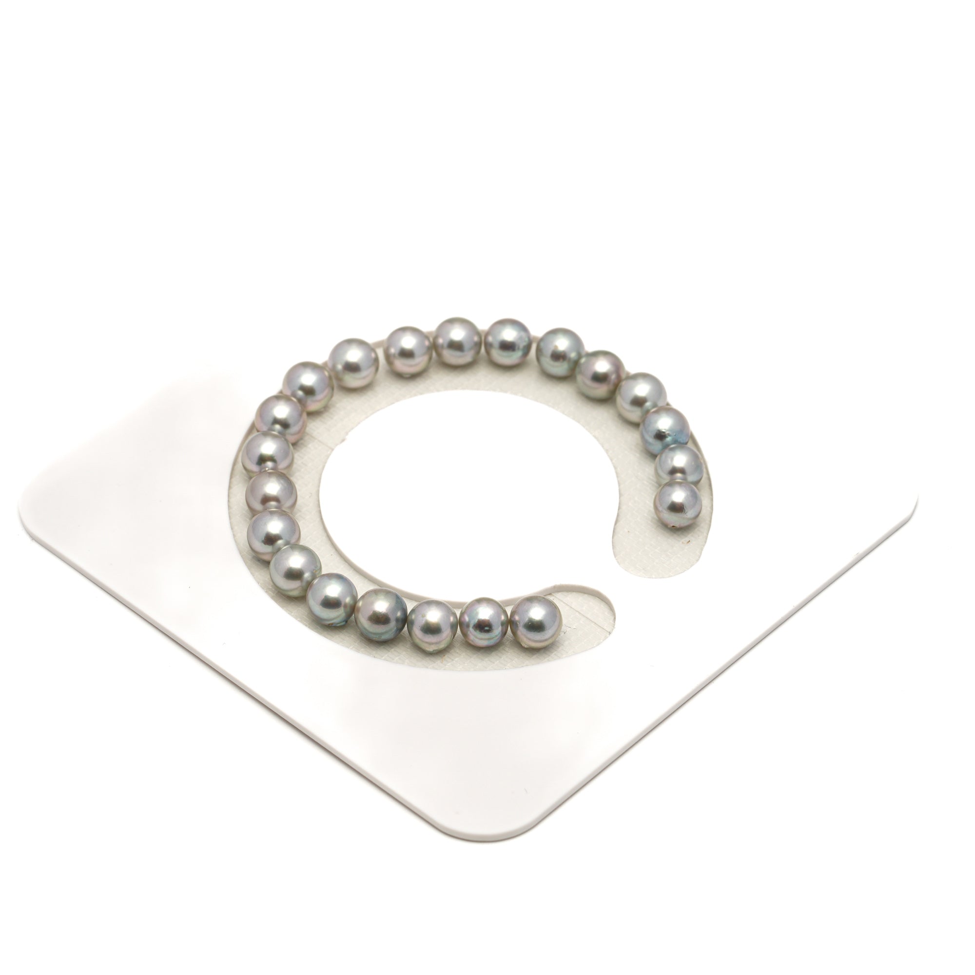 21pcs Akoya Pearl Light 7.2-7.8mm - SR/NR AA Quality Bracelet AKBR2413 CMA1