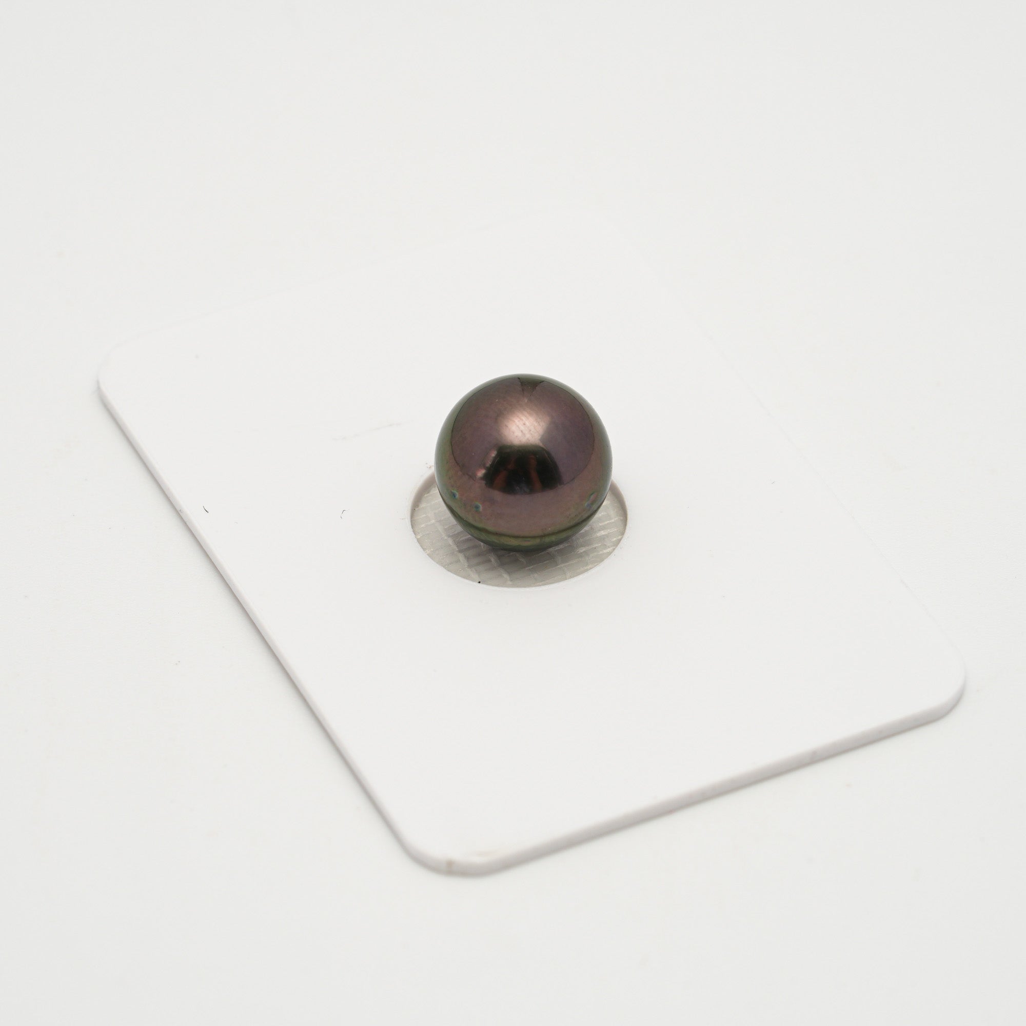 1pcs "High Luster" Green Cherry 10mm - SR AA/AAA Quality Tahitian Pearl Single LP2125 OR10