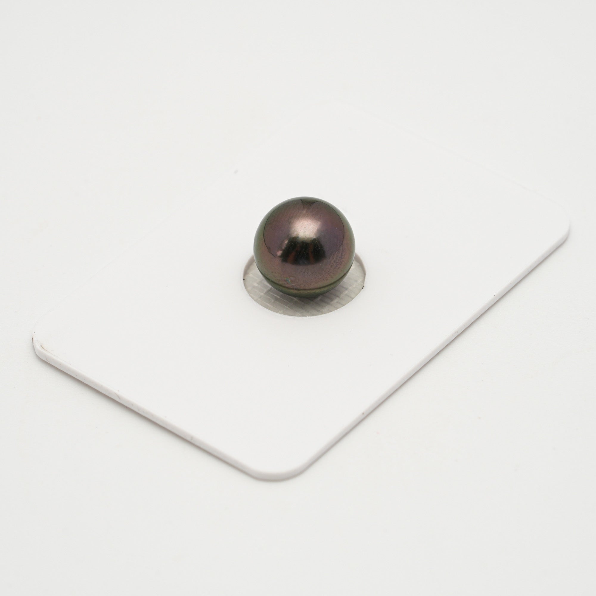 1pcs "High Luster" Green Cherry 10mm - SR AA/AAA Quality Tahitian Pearl Single LP2125 OR10