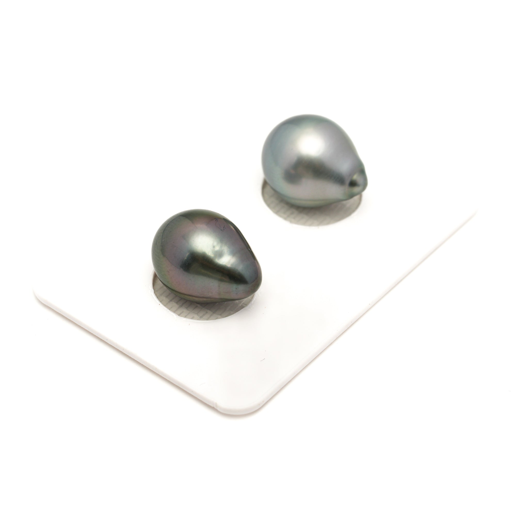 2pcs Multicolor 10.8-11.2mm - SB AAA Quality Tahitian Pearl Pair ER1879 LP1