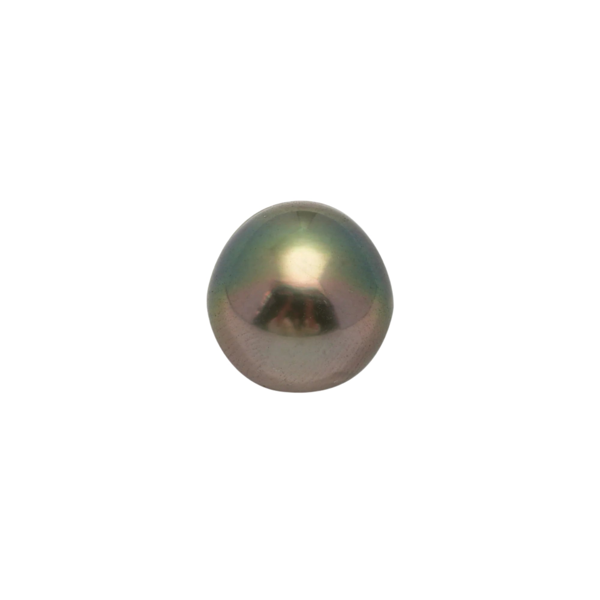1pcs "Top Luster" Green 11mm - SB AAA Quality Tahitian Pearl Single LP2012 OR6