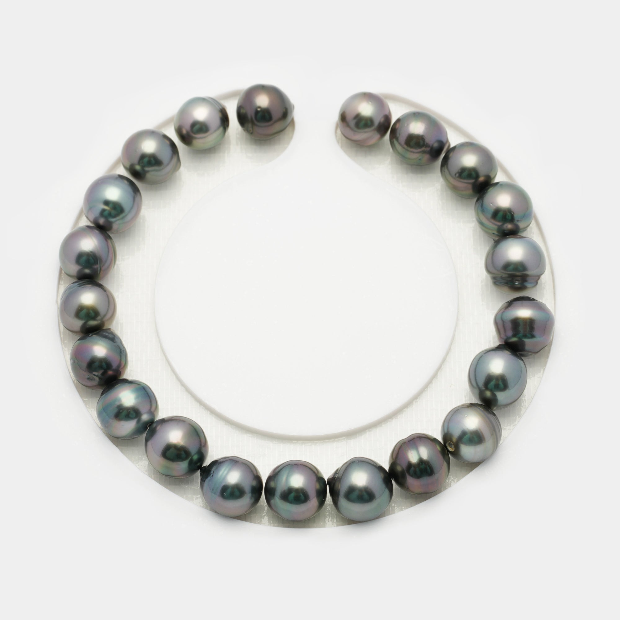 21pcs Multicolor 8-9mm - SB AA/AAA Quality Tahitian Pearl Bracelet BR2048 OR7
