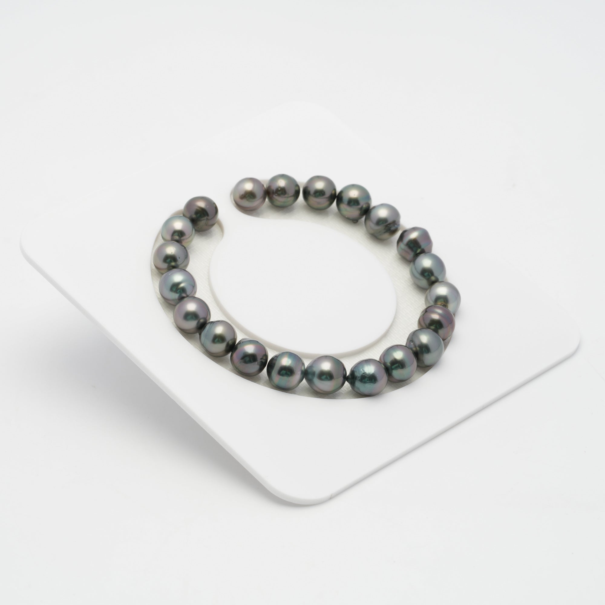 21pcs Multicolor 8-9mm - SB AA/AAA Quality Tahitian Pearl Bracelet BR2048 OR7
