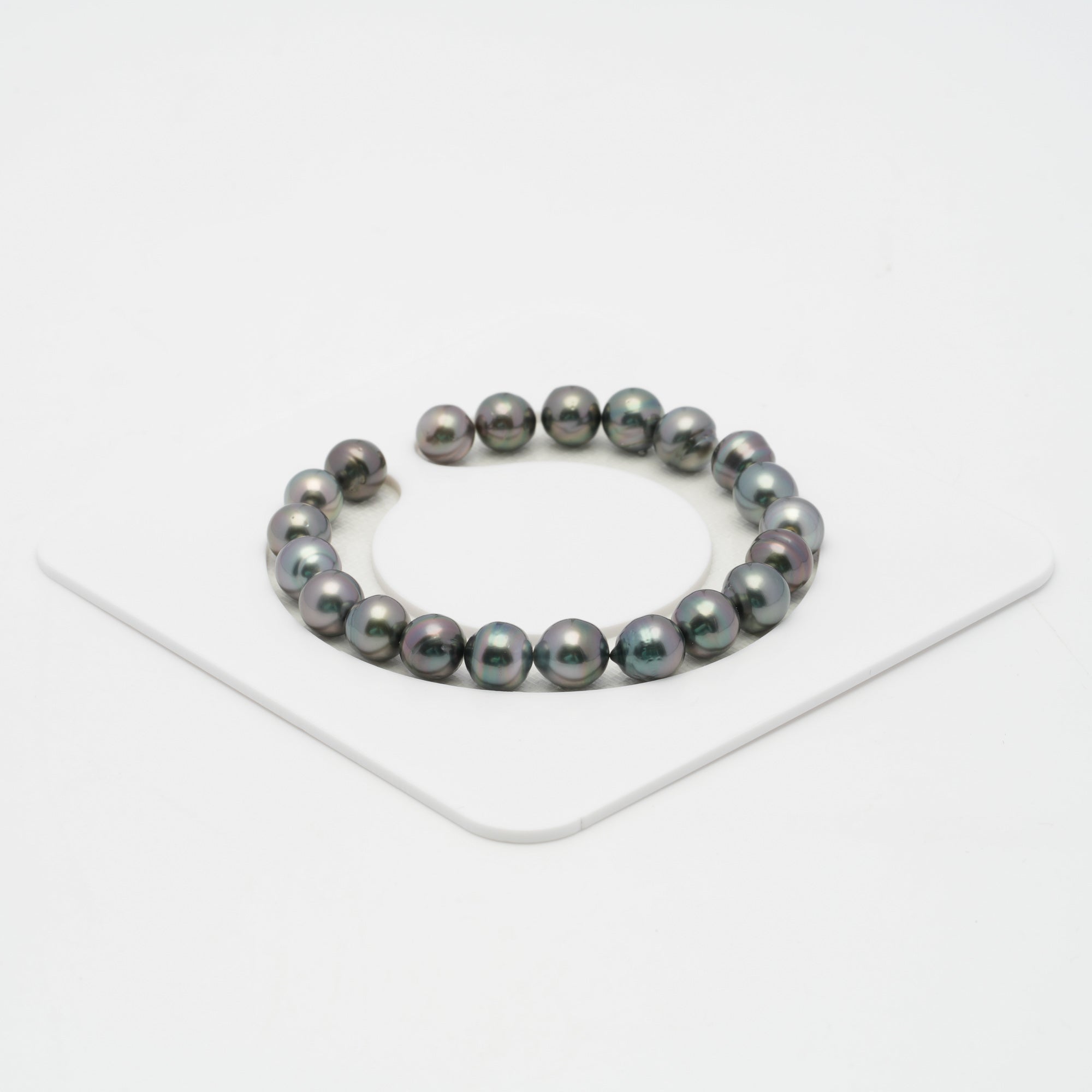 21pcs Multicolor 8-9mm - SB AA/AAA Quality Tahitian Pearl Bracelet BR2048 OR7