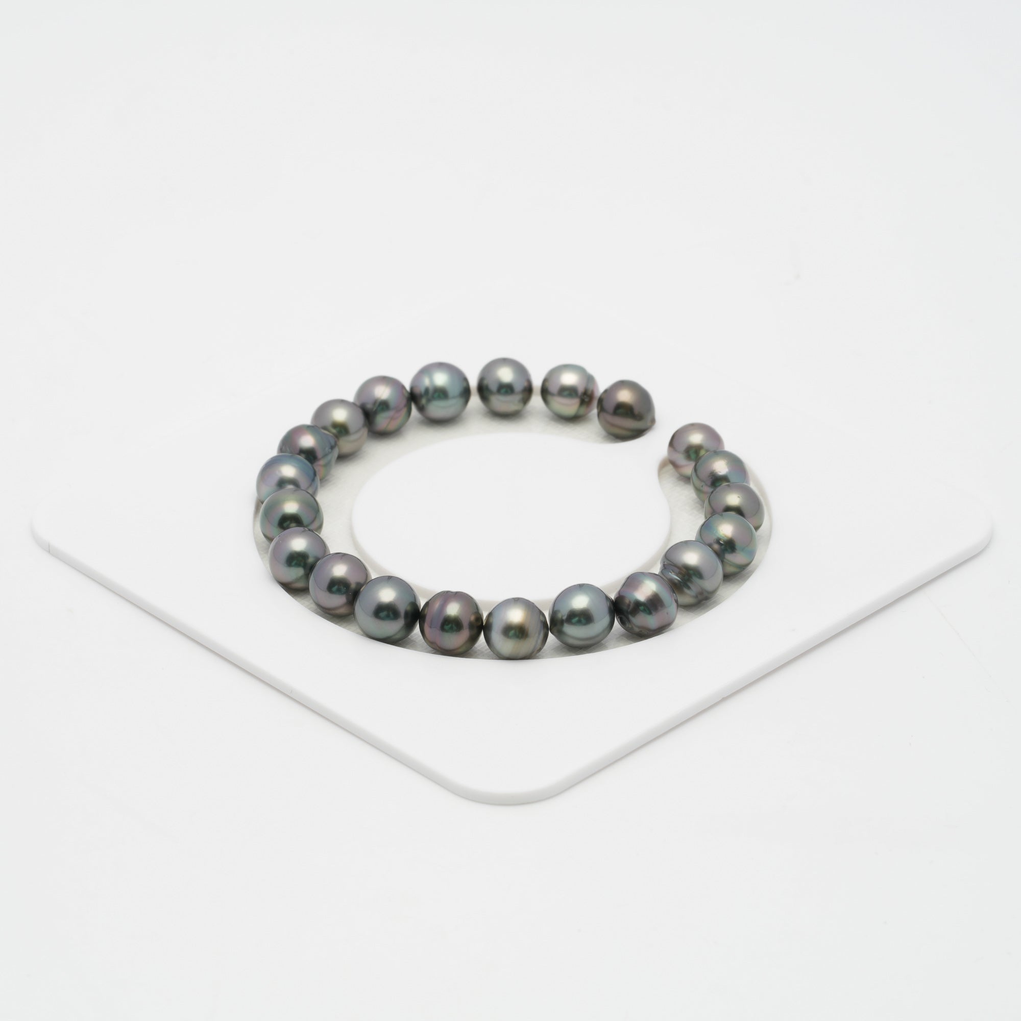21pcs Multicolor 8-9mm - SB AA/AAA Quality Tahitian Pearl Bracelet BR2048 OR7
