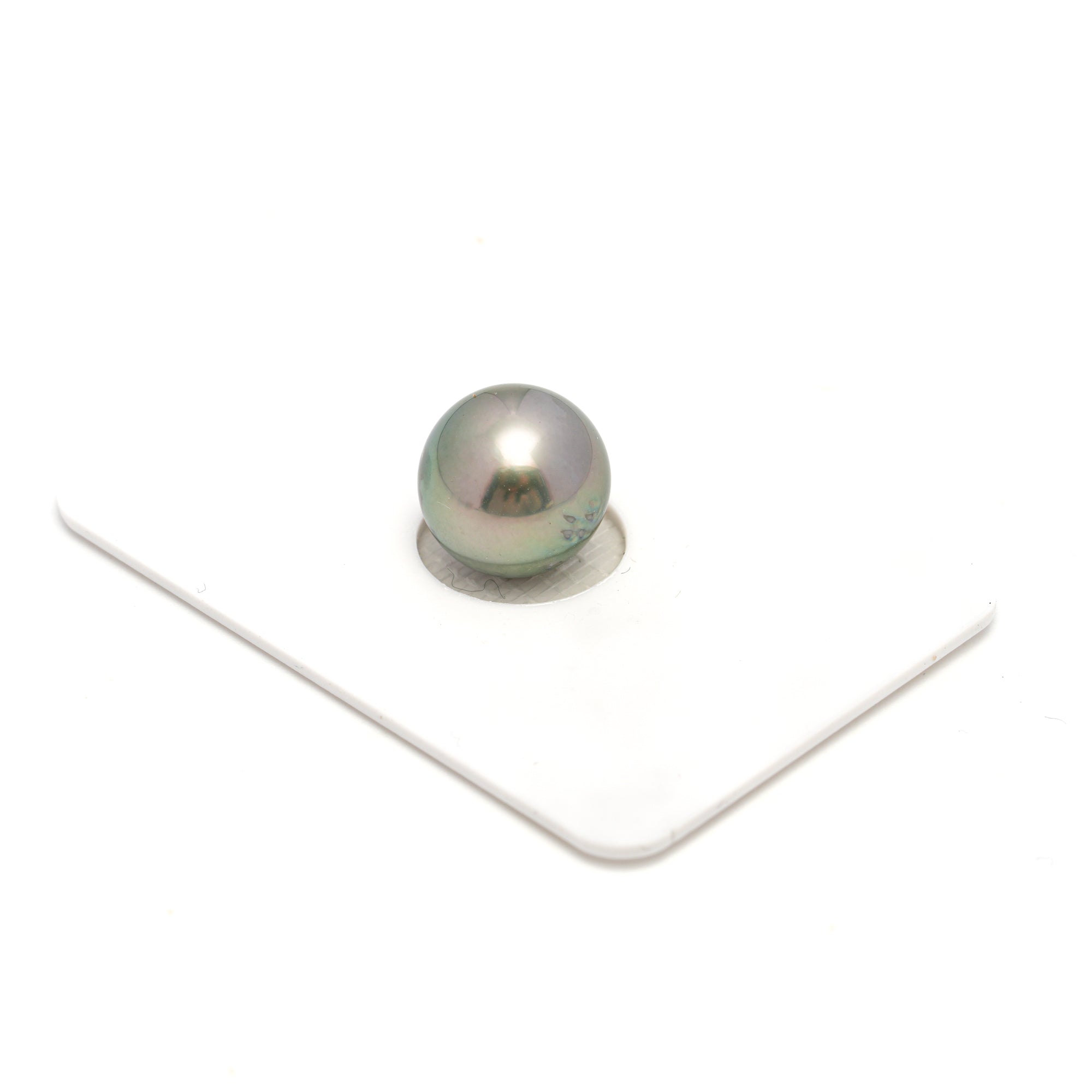 1pcs Light Green 11.4mm - SR AAA Quality Tahitian Pearl Single LP2257 OR12