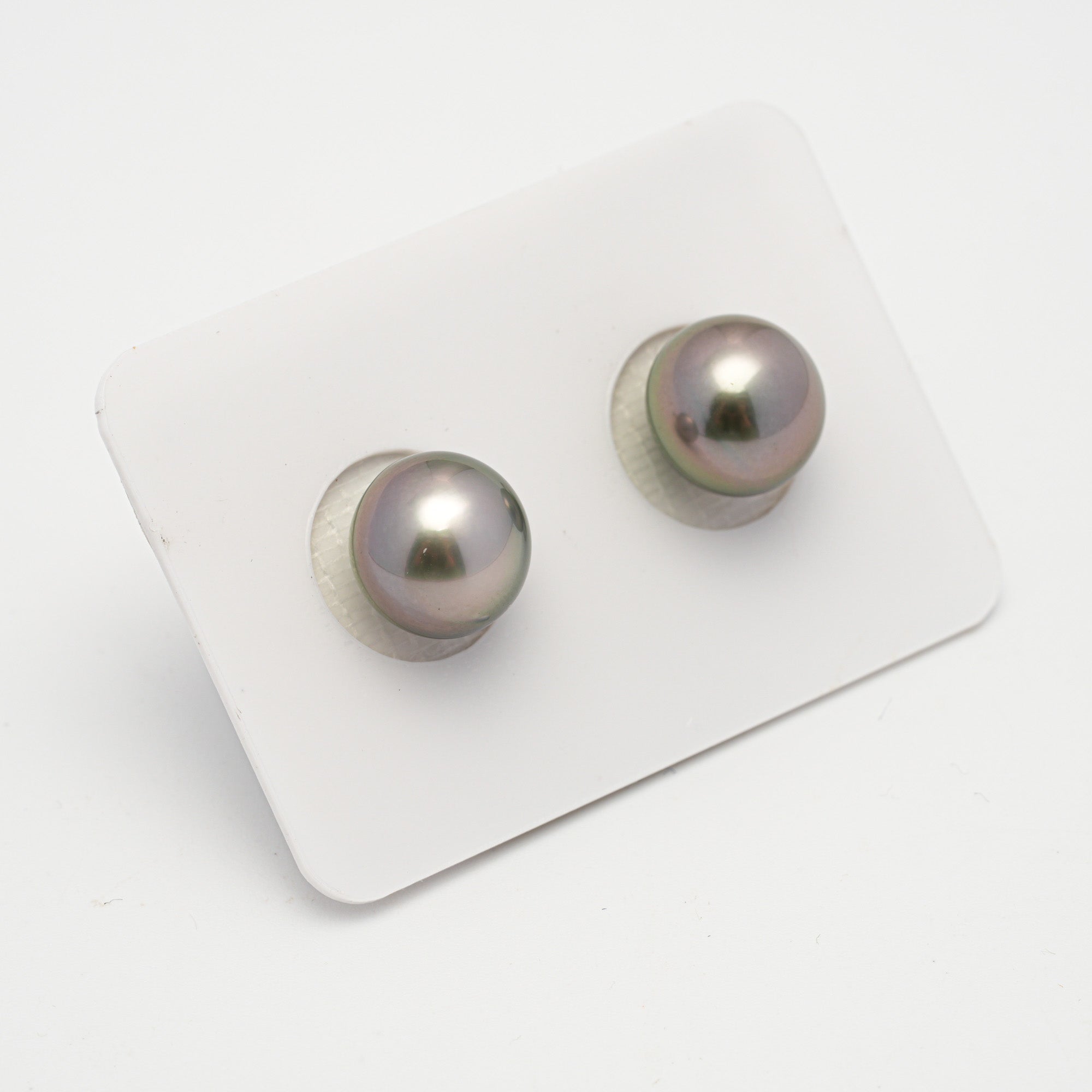 2pcs Cherry 10.6mm - SR/NR AAA Quality Tahitian Pearl Pair ER1635 OR11