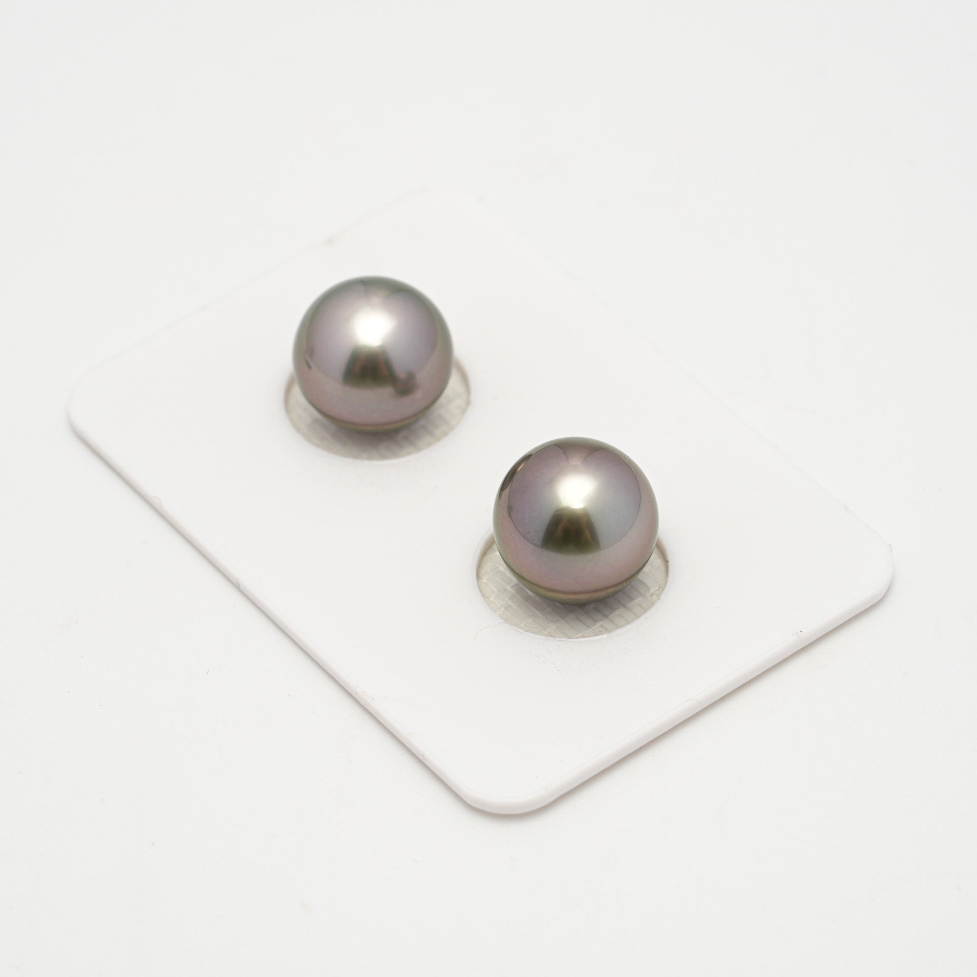 2pcs Cherry 10.6mm - SR/NR AAA Quality Tahitian Pearl Pair ER1635 OR11