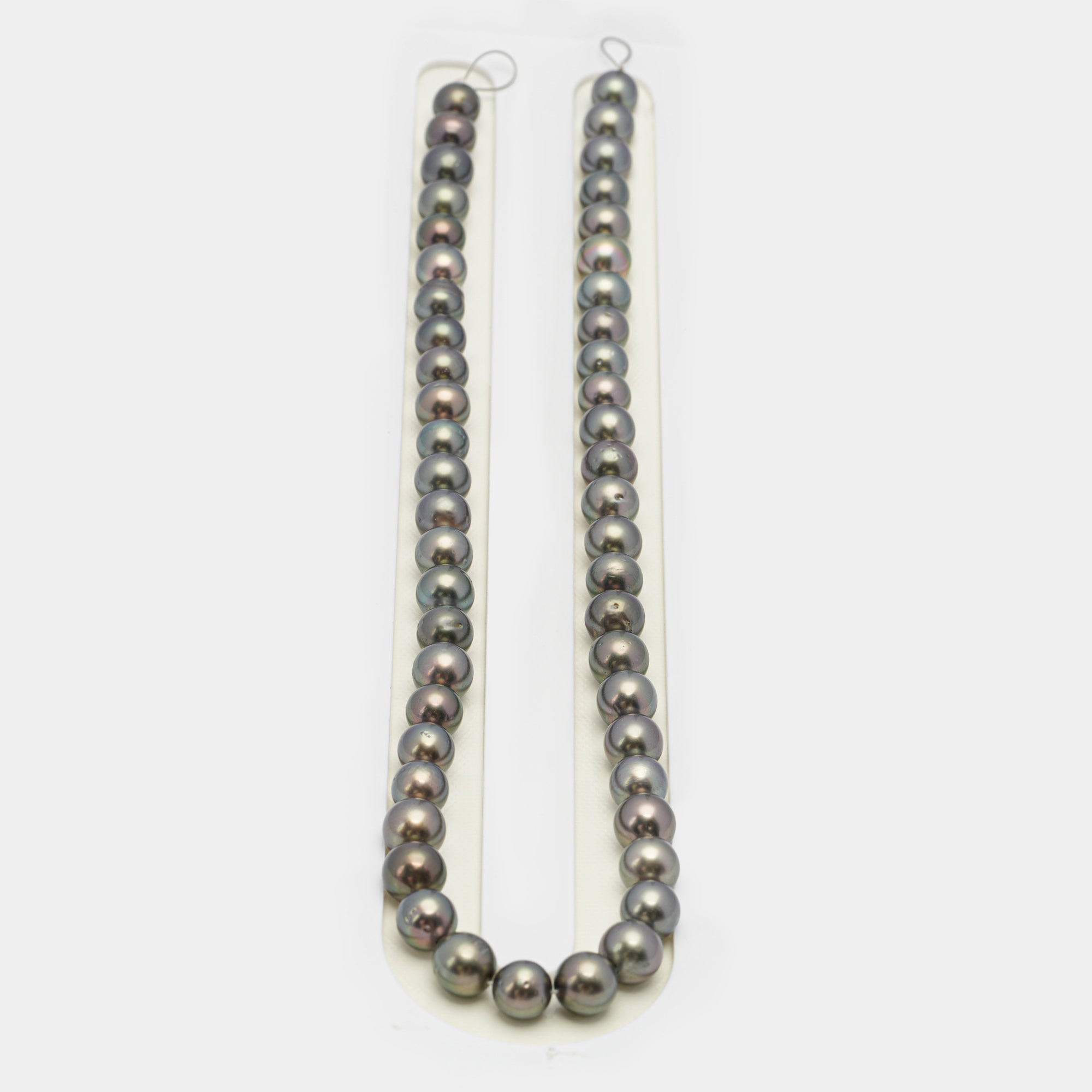 50pcs Light 8mm - SR/NR AA/AAA Quality Tahitian Pearl Necklace NL1479 CMCS1