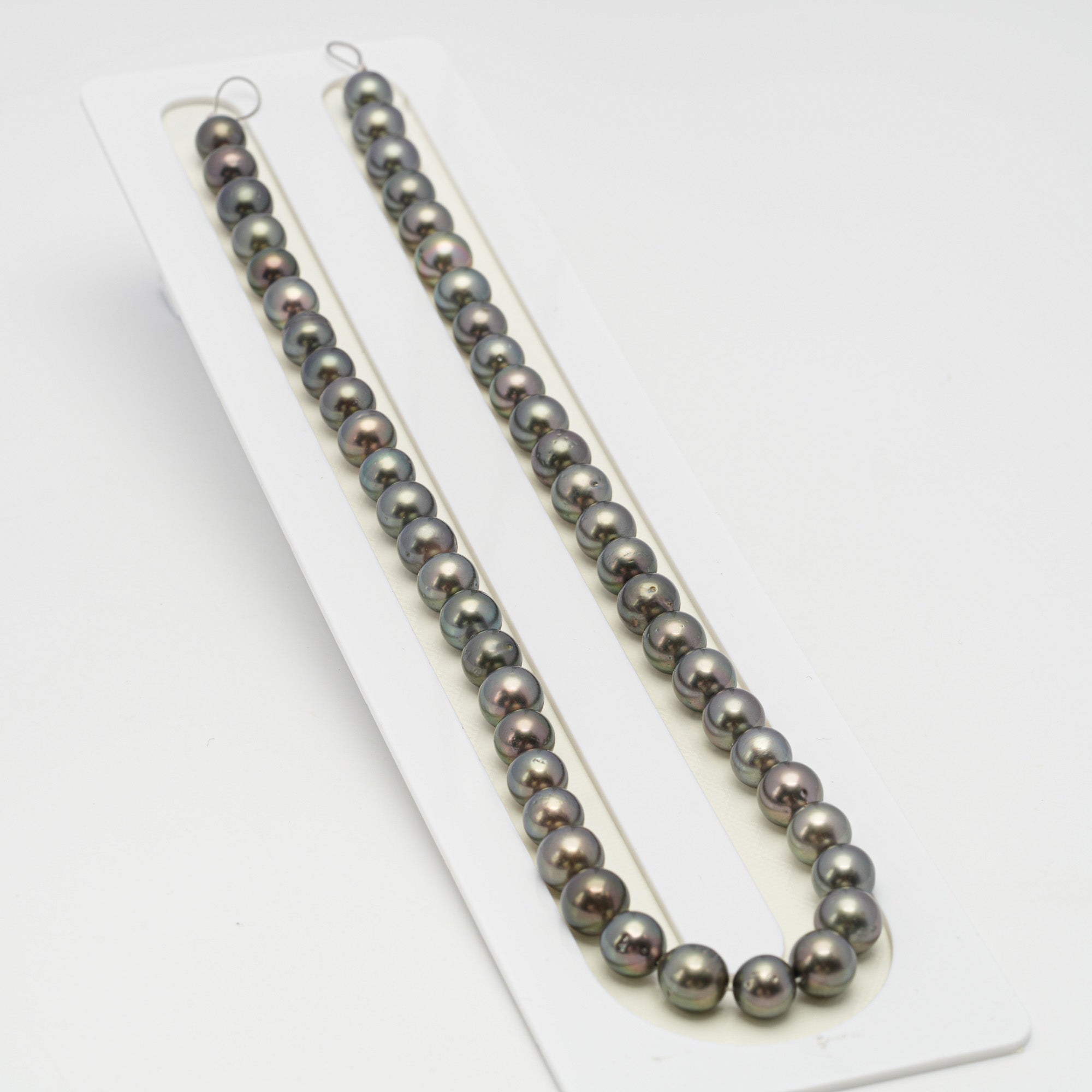 50pcs Light 8mm - SR/NR AA/AAA Quality Tahitian Pearl Necklace NL1479 CMCS1