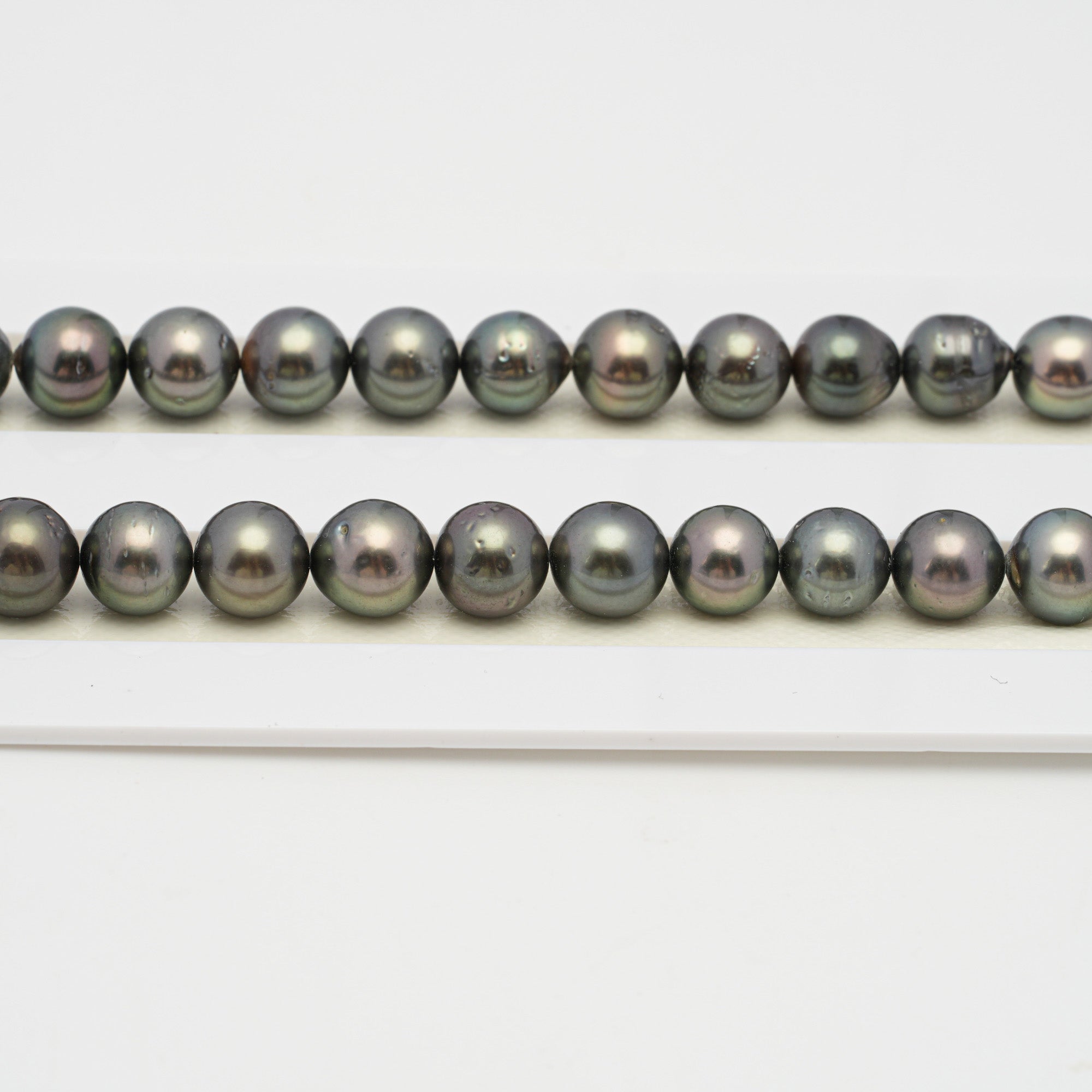 50pcs Light 8mm - SR/NR AA/AAA Quality Tahitian Pearl Necklace NL1479 CMCS1