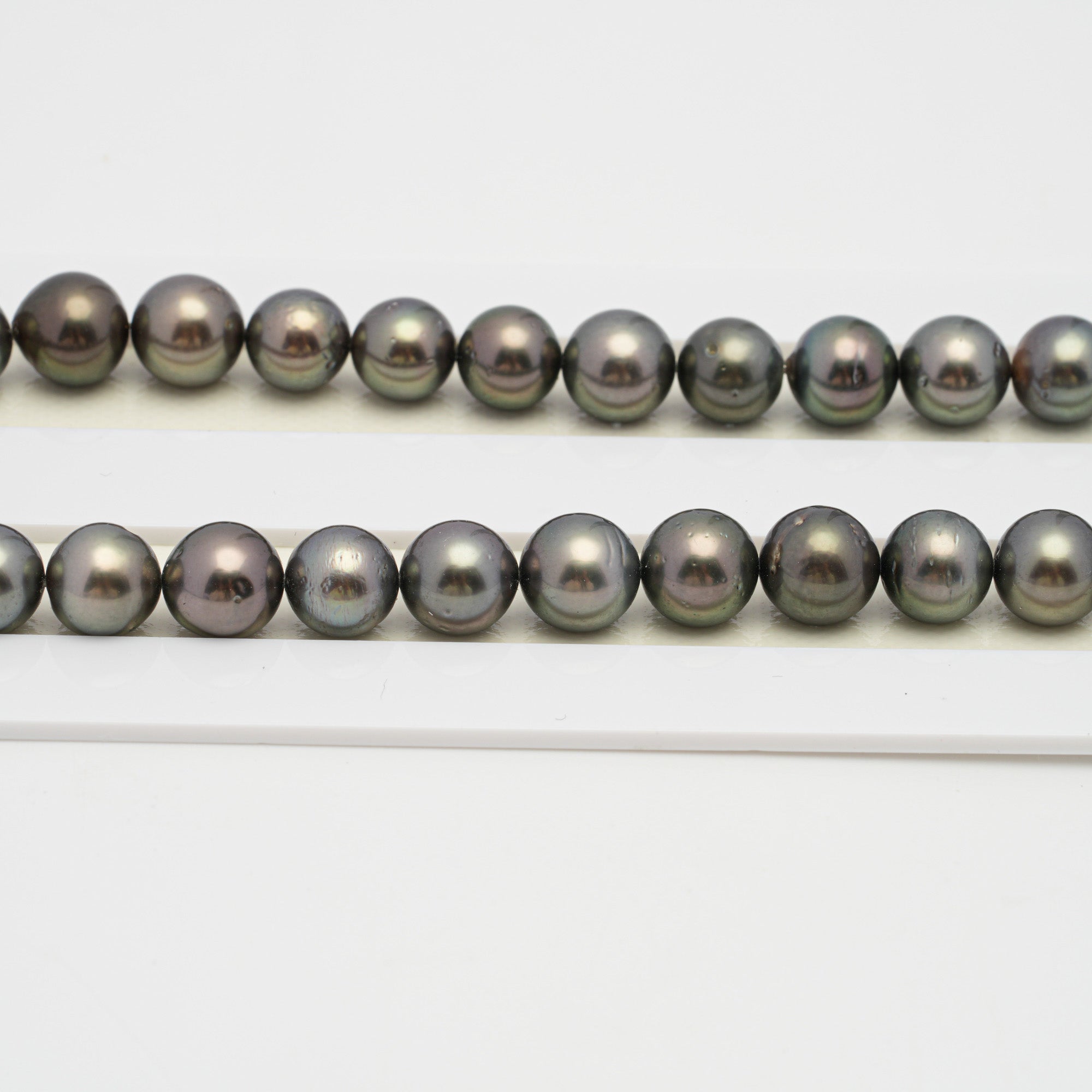 50pcs Light 8mm - SR/NR AA/AAA Quality Tahitian Pearl Necklace NL1479 CMCS1