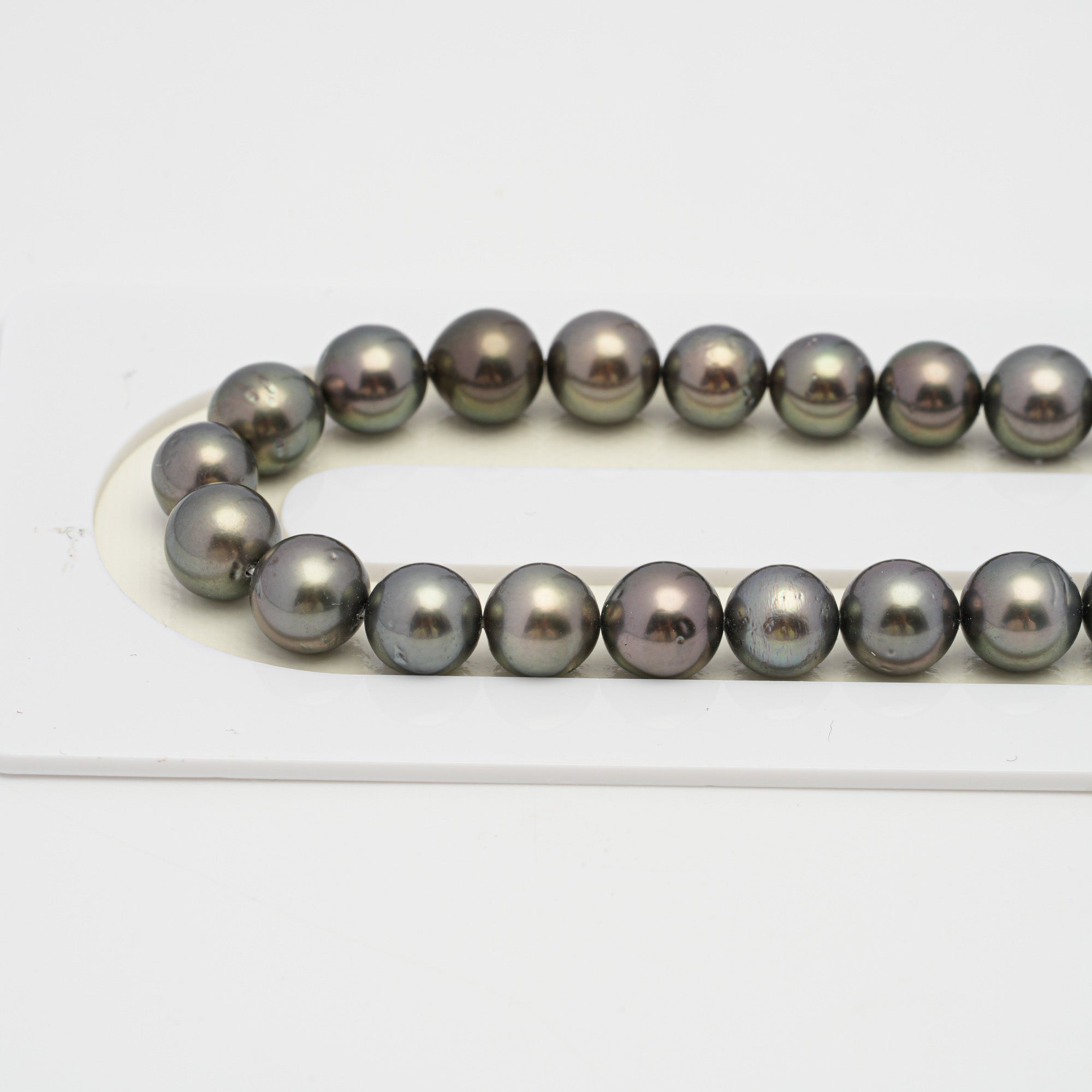 50pcs Light 8mm - SR/NR AA/AAA Quality Tahitian Pearl Necklace NL1479 CMCS1