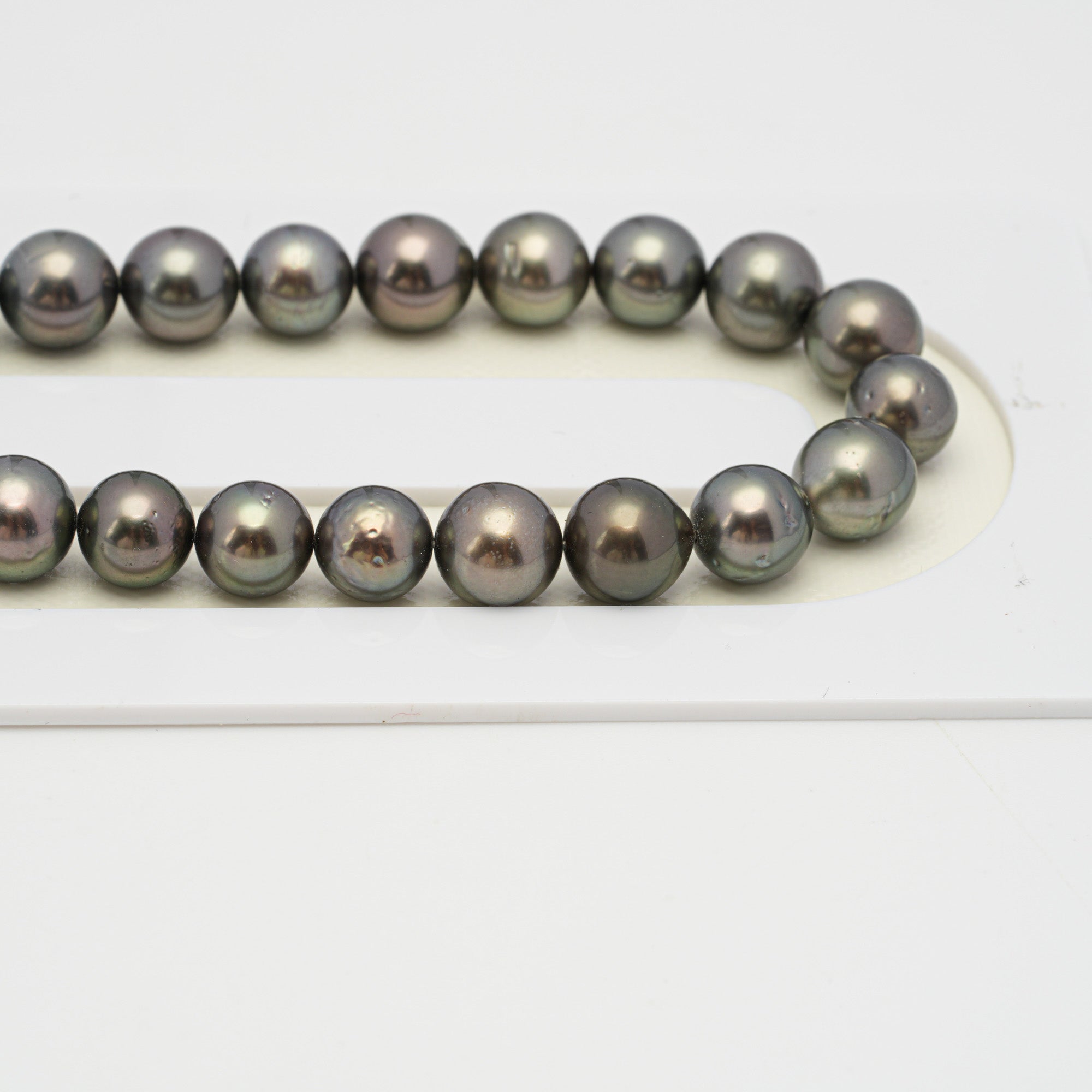 50pcs Light 8mm - SR/NR AA/AAA Quality Tahitian Pearl Necklace NL1479 CMCS1
