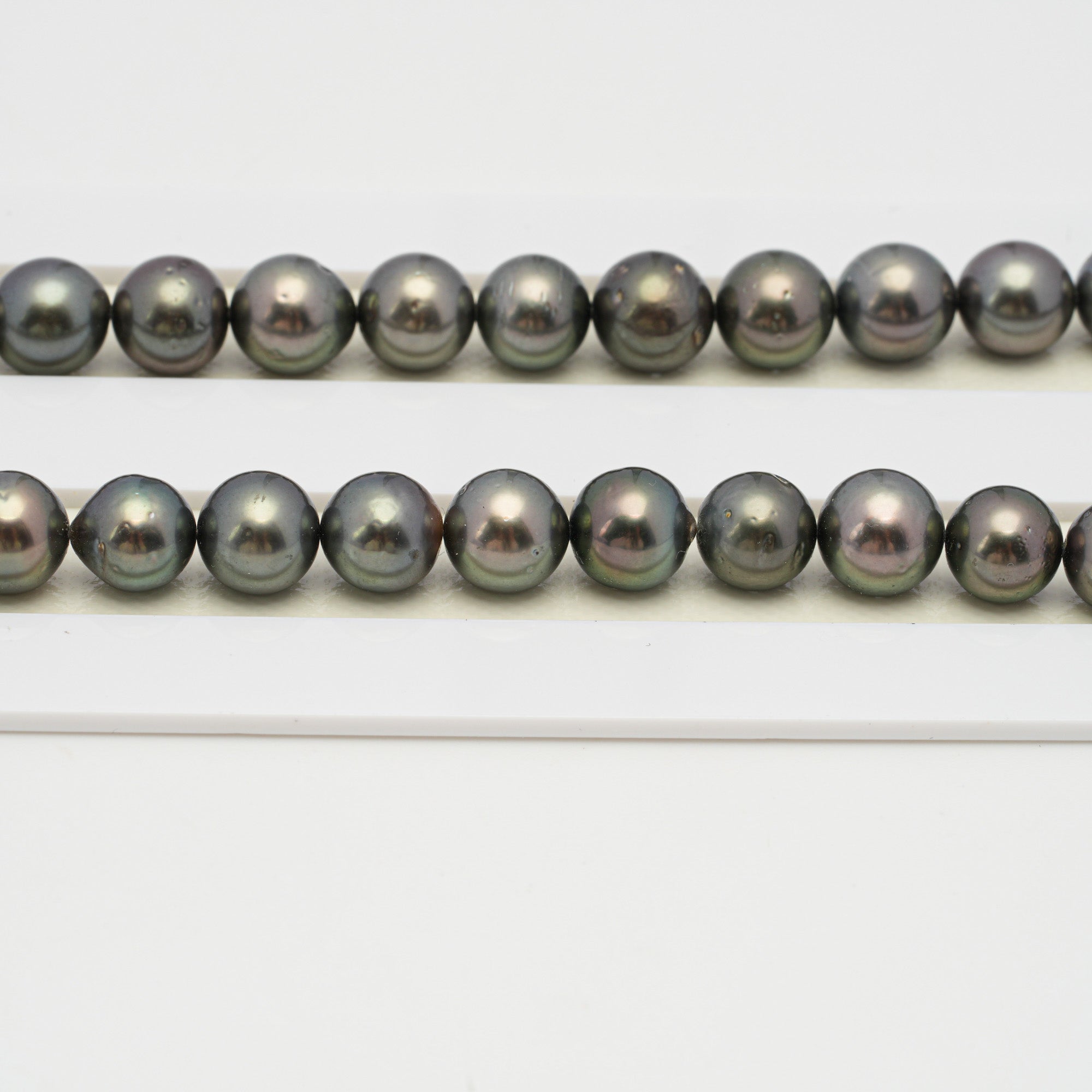 50pcs Light 8mm - SR/NR AA/AAA Quality Tahitian Pearl Necklace NL1479 CMCS1