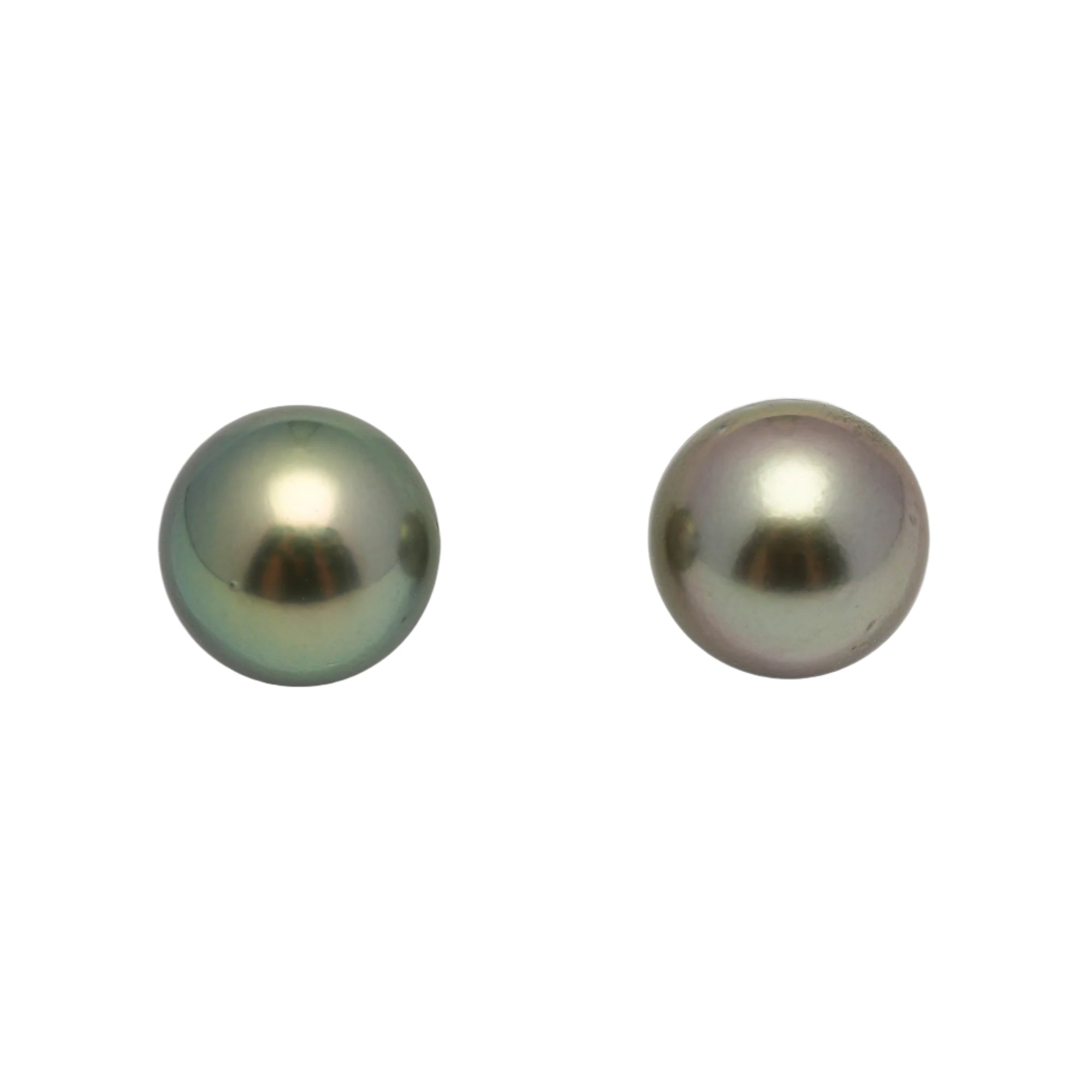 2pcs "High Luster" Mix 11.8-11.9mm - RSR AAA/AA Quality Tahitian Pearl Pair ER1505 TH1